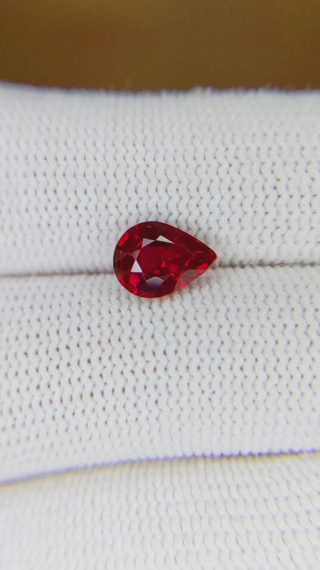 1.57 Ct. Ruby from Mozambique Size Video