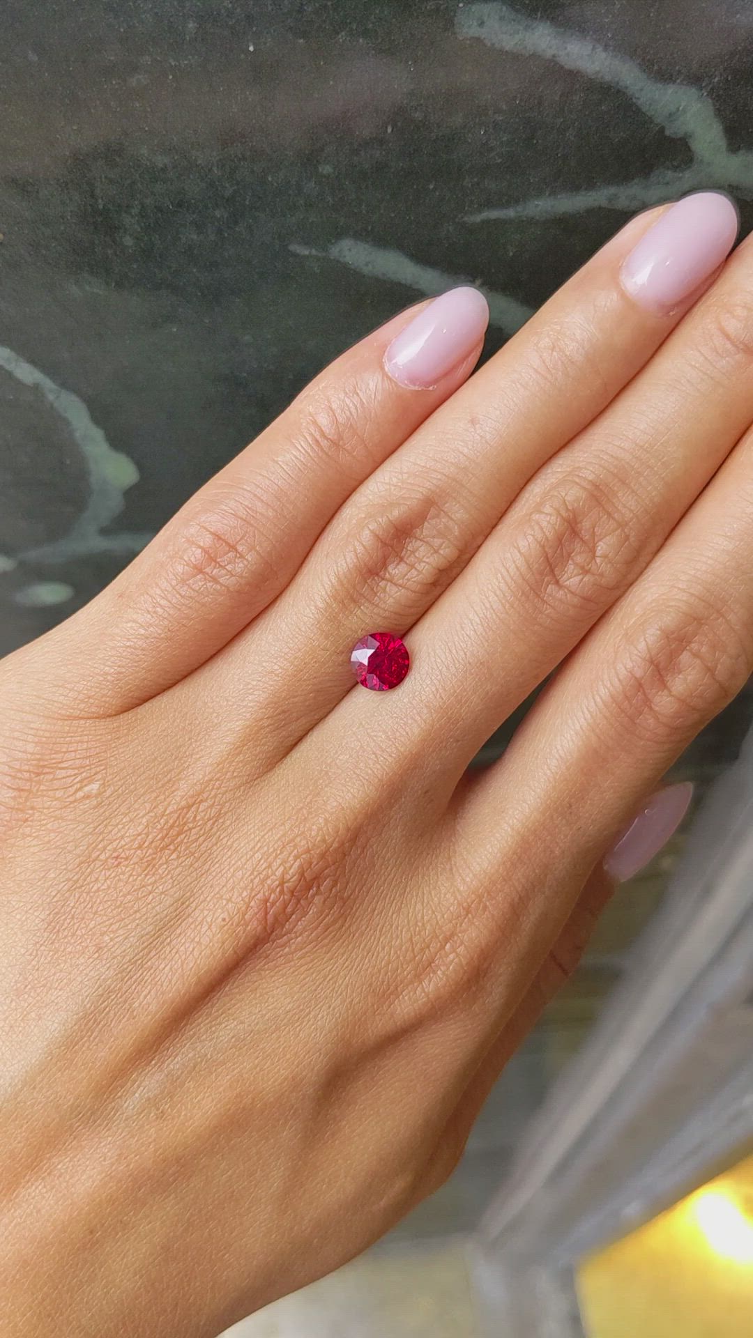 1.52 Ct. Ruby from Mozambique Size Video