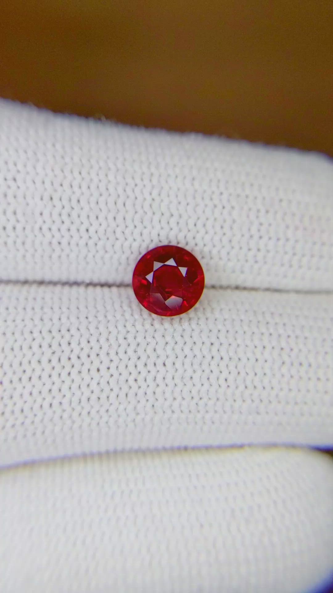 1.52 Ct. Ruby from Mozambique Size Video