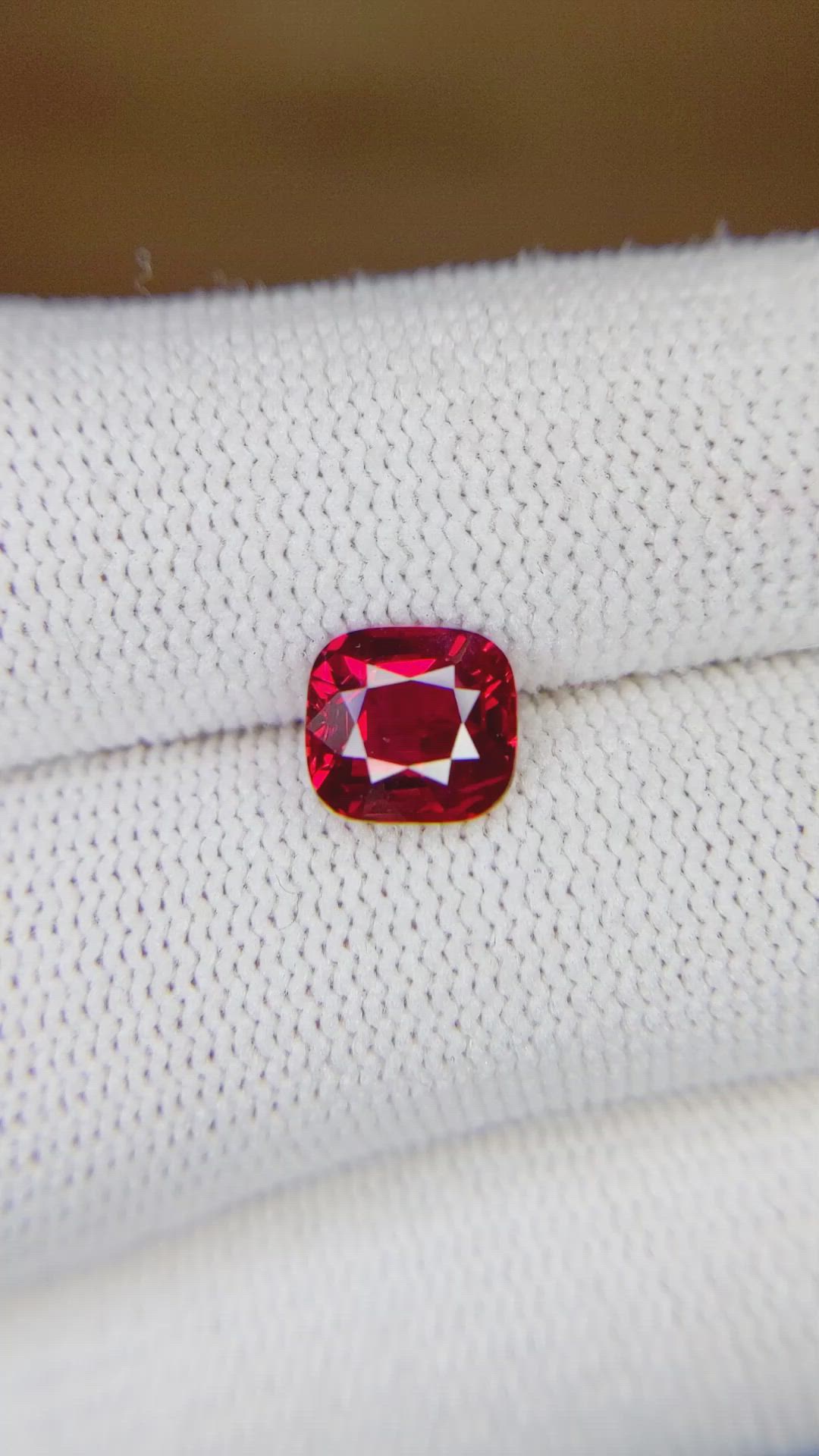 2.01 Ct. Ruby from Mozambique Size Video
