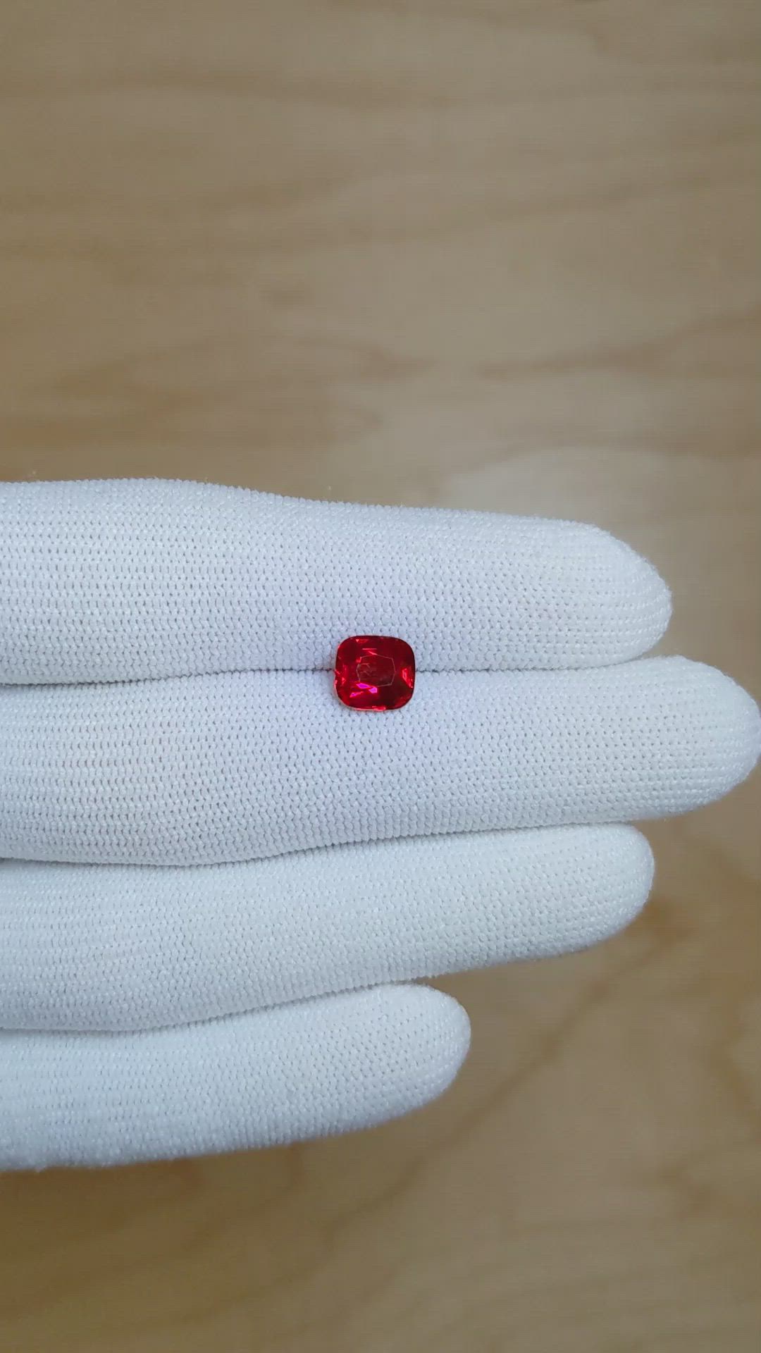 2.01 Ct. Ruby from Mozambique Size Video