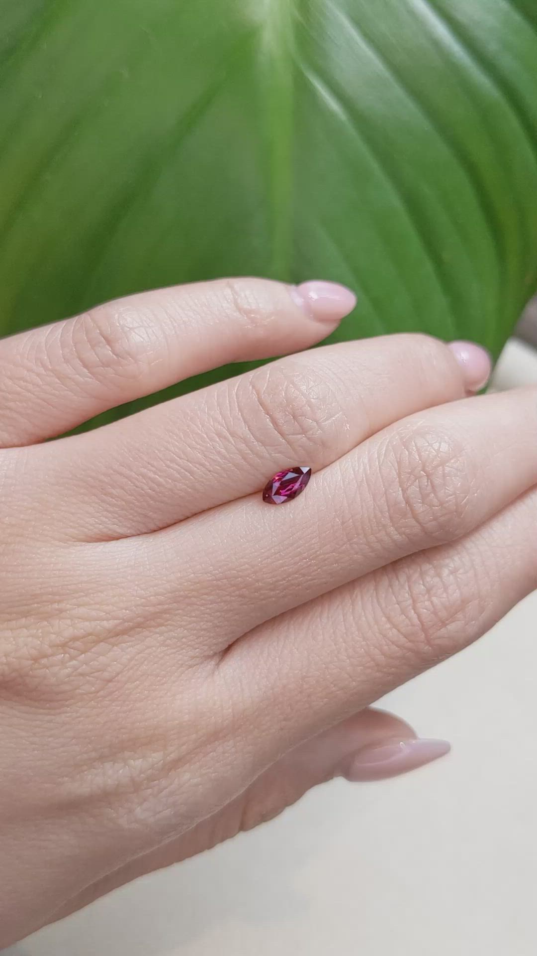 0.50 Ct. Ruby from Thailand Size Video