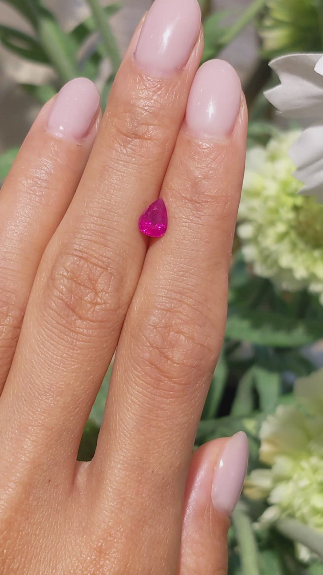 0.76 Ct. Ruby from Mozambique Size Video