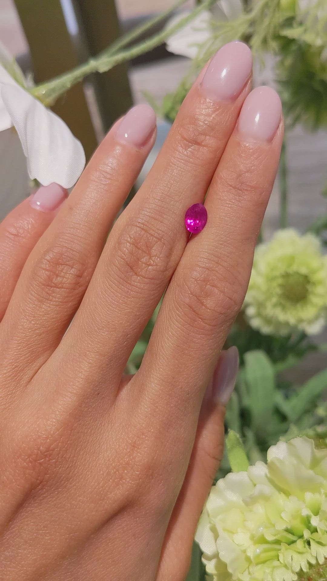 0.87 Ct. Ruby from Burma (Myanmar) Size Video