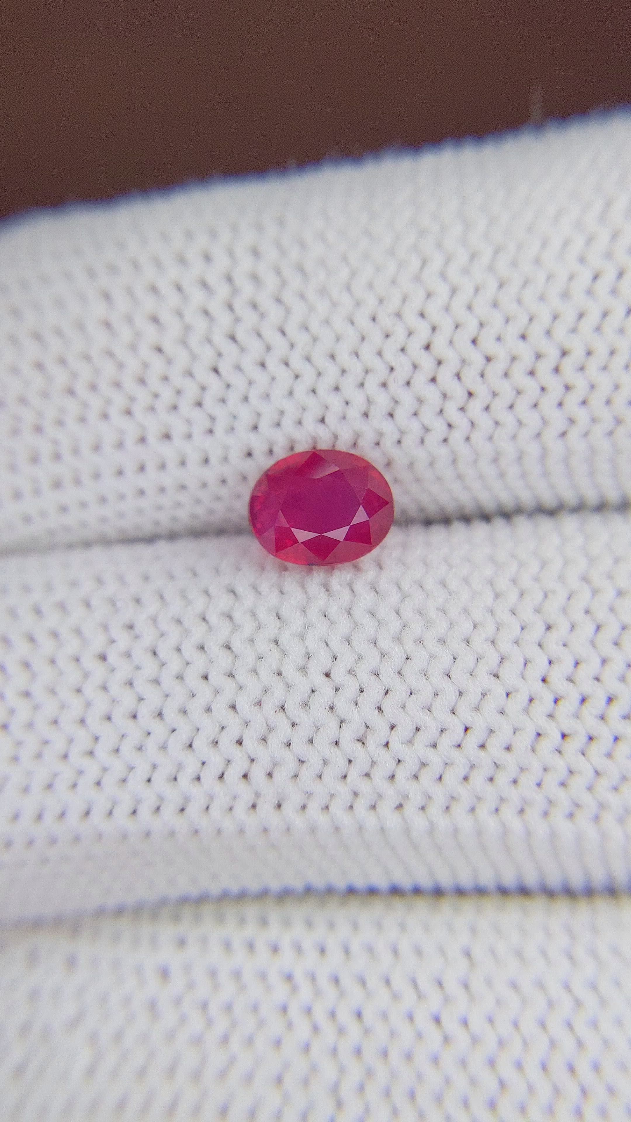 1.56 Ct. Ruby from Tanzania Size Video