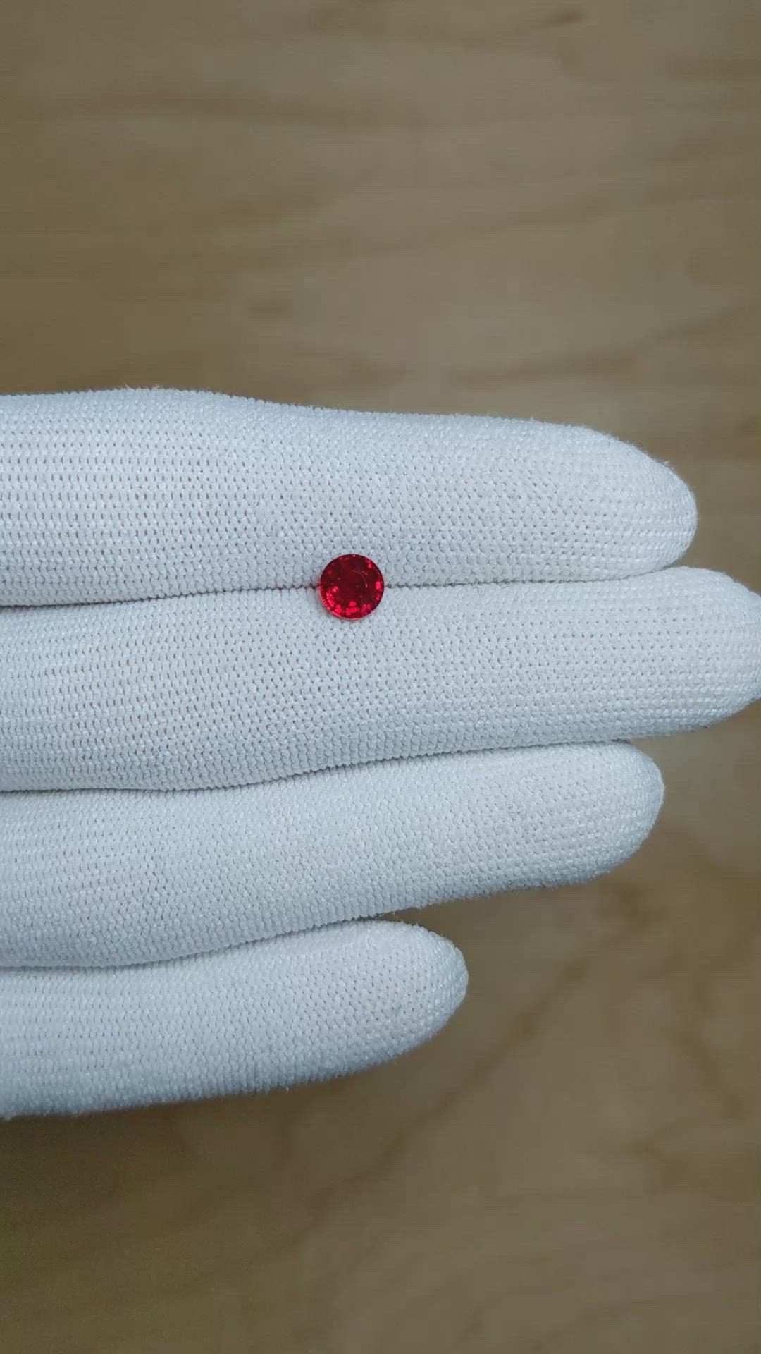 1.05 Ct. Ruby from Mozambique Size Video