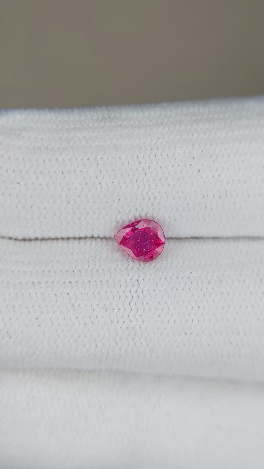 0.51 Ct. Ruby from Tanzania Size Video