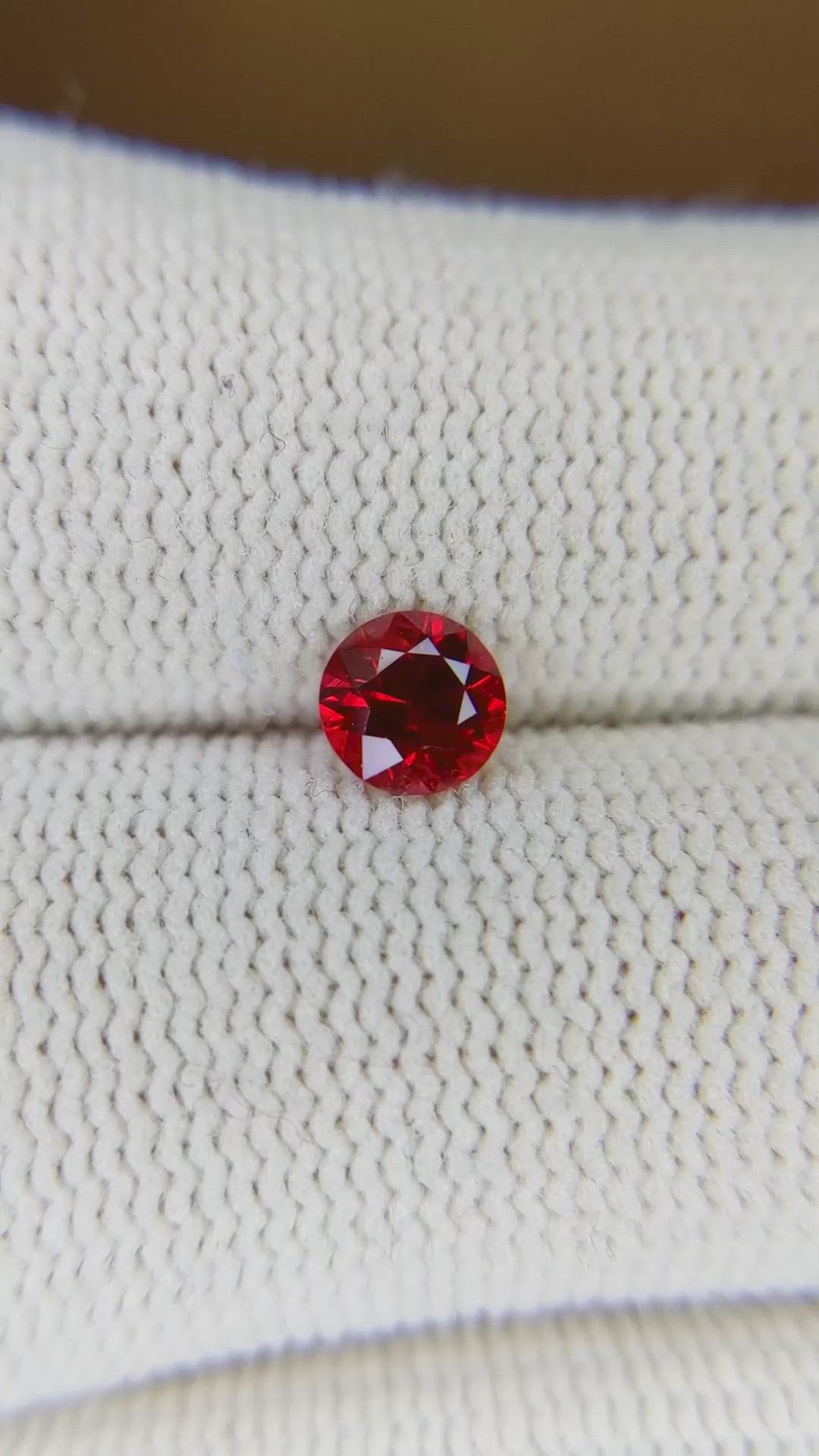 0.58 Ct. Ruby from Mozambique Size Video