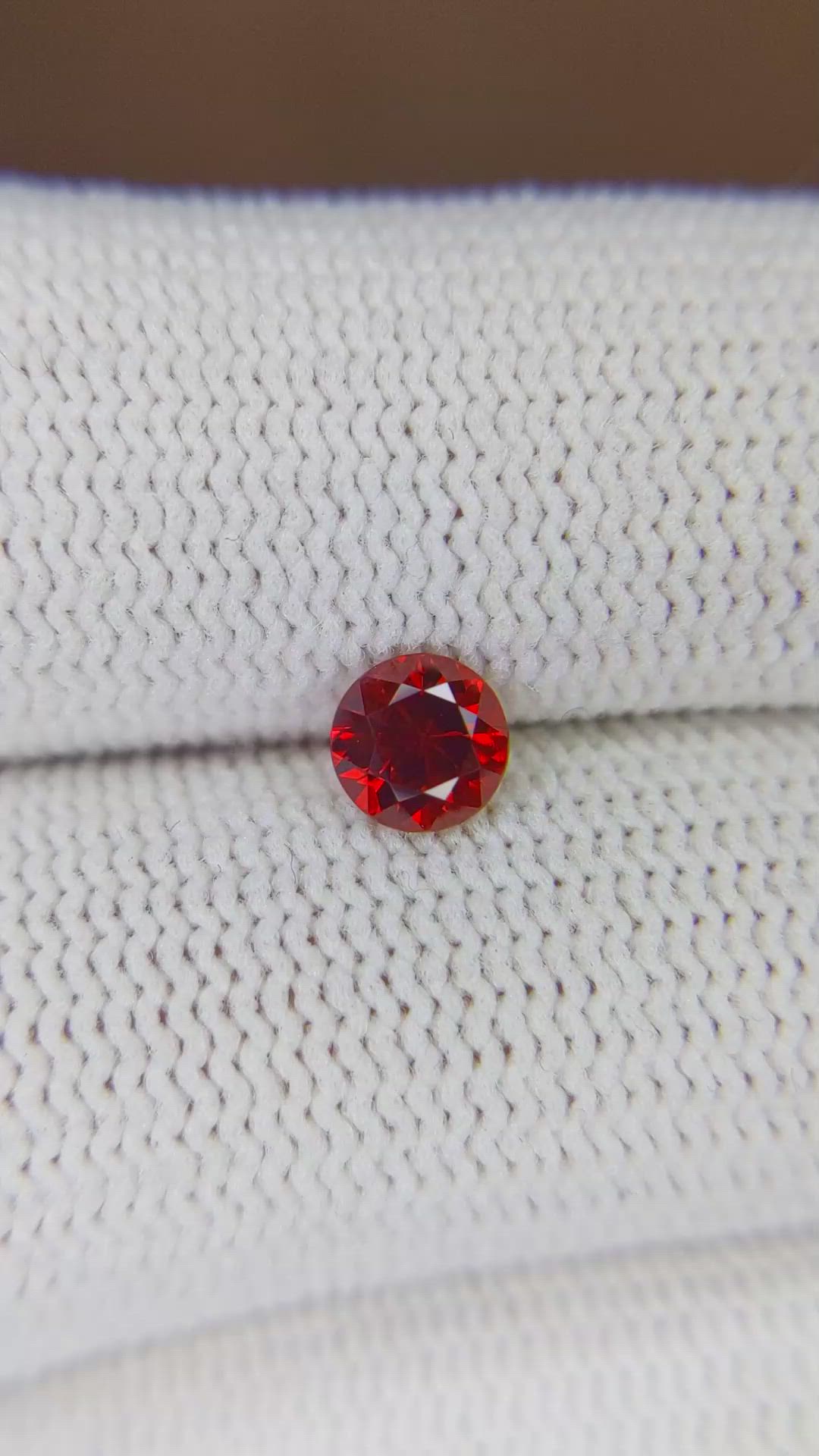 0.58 Ct. Ruby from Mozambique Size Video
