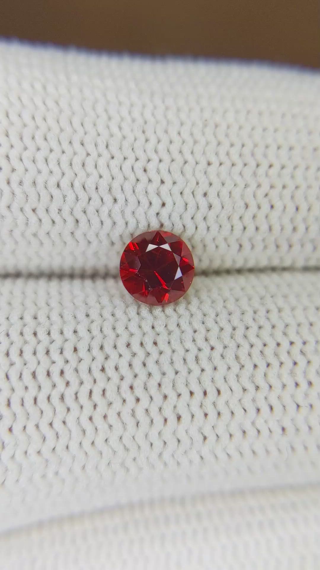 0.67 Ct. Ruby from Mozambique Size Video