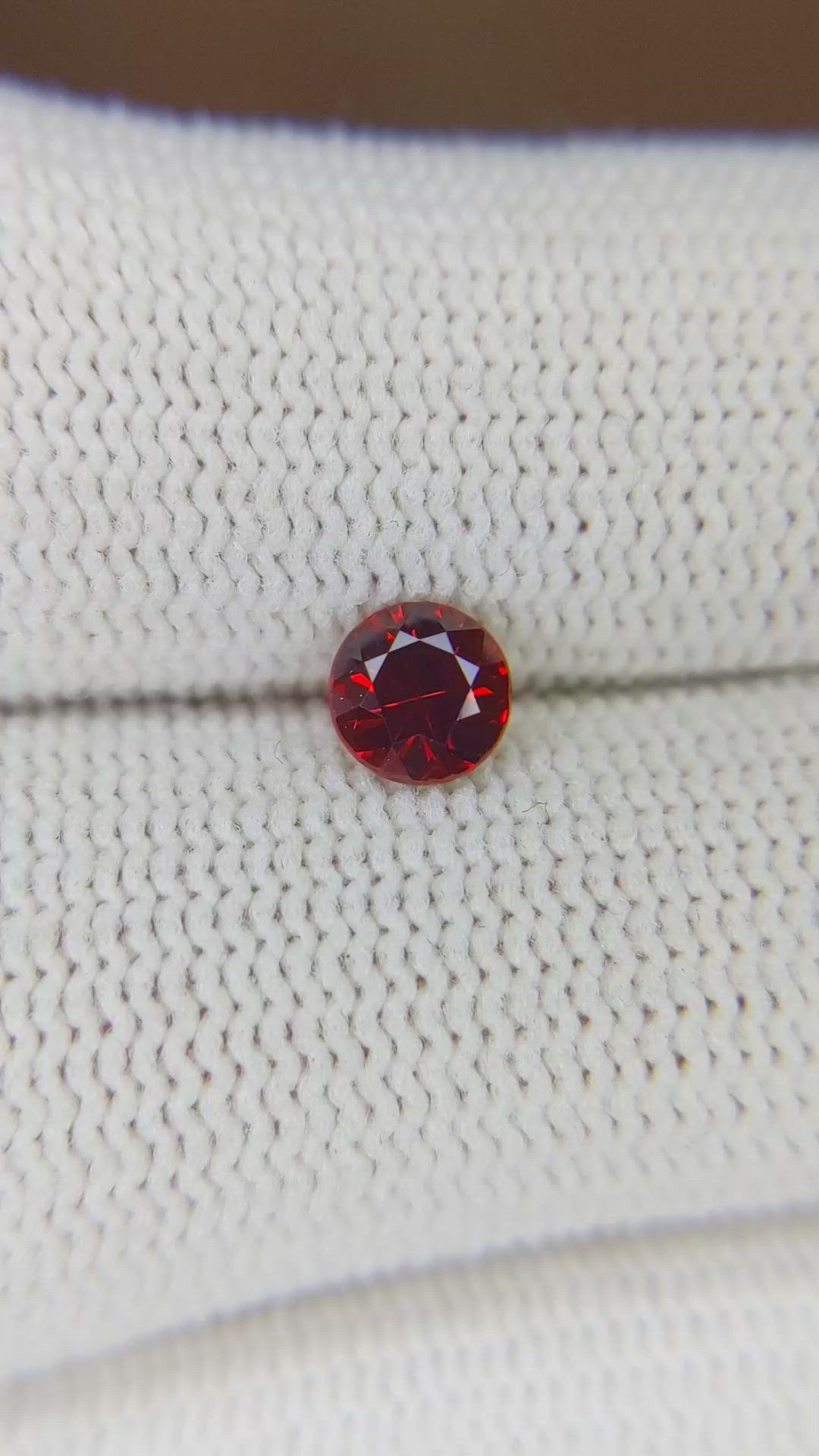 0.62 Ct. Ruby from Mozambique Size Video