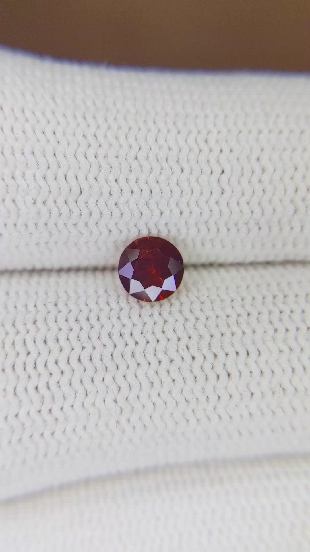 0.52 Ct. Ruby from Mozambique Size Video