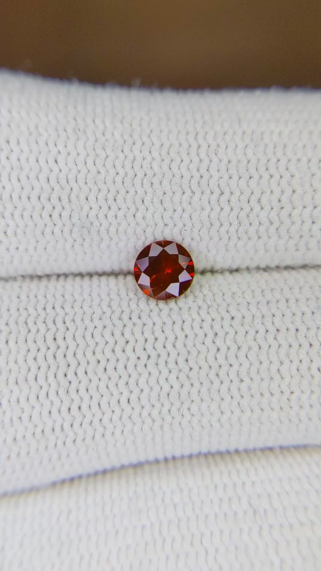 0.48 Ct. Ruby from Mozambique Size Video