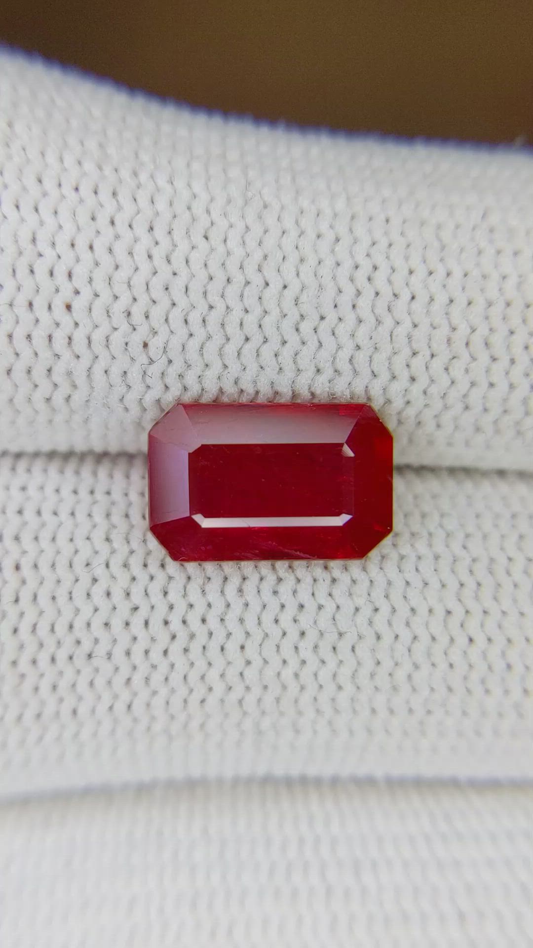 3.31 Ct. Ruby from Mozambique Size Video