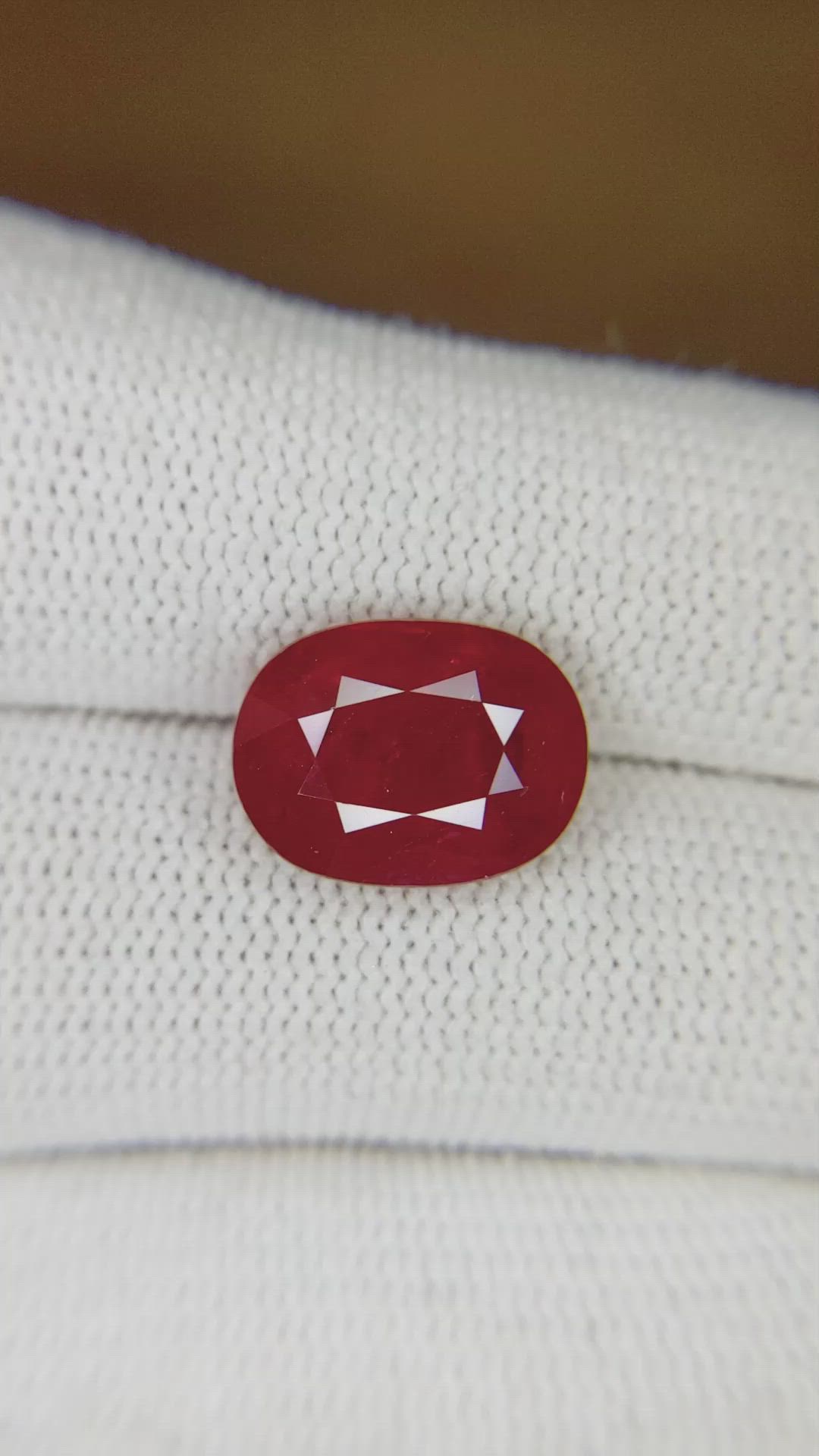 7.02 Ct. Ruby from Mozambique Size Video