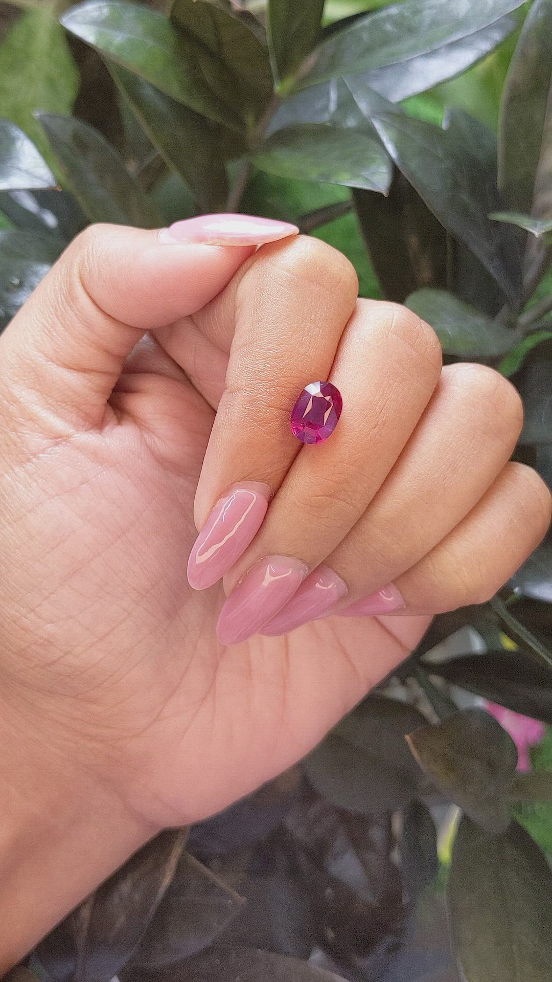 3.24 Ct. Ruby from Tanzania Size Video