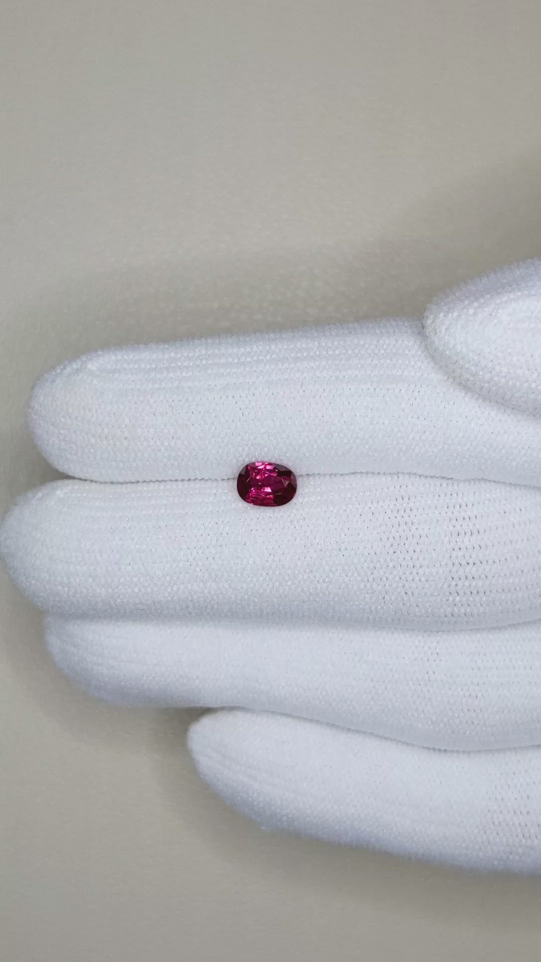 0.75 Ct. Ruby from Thailand Size Video