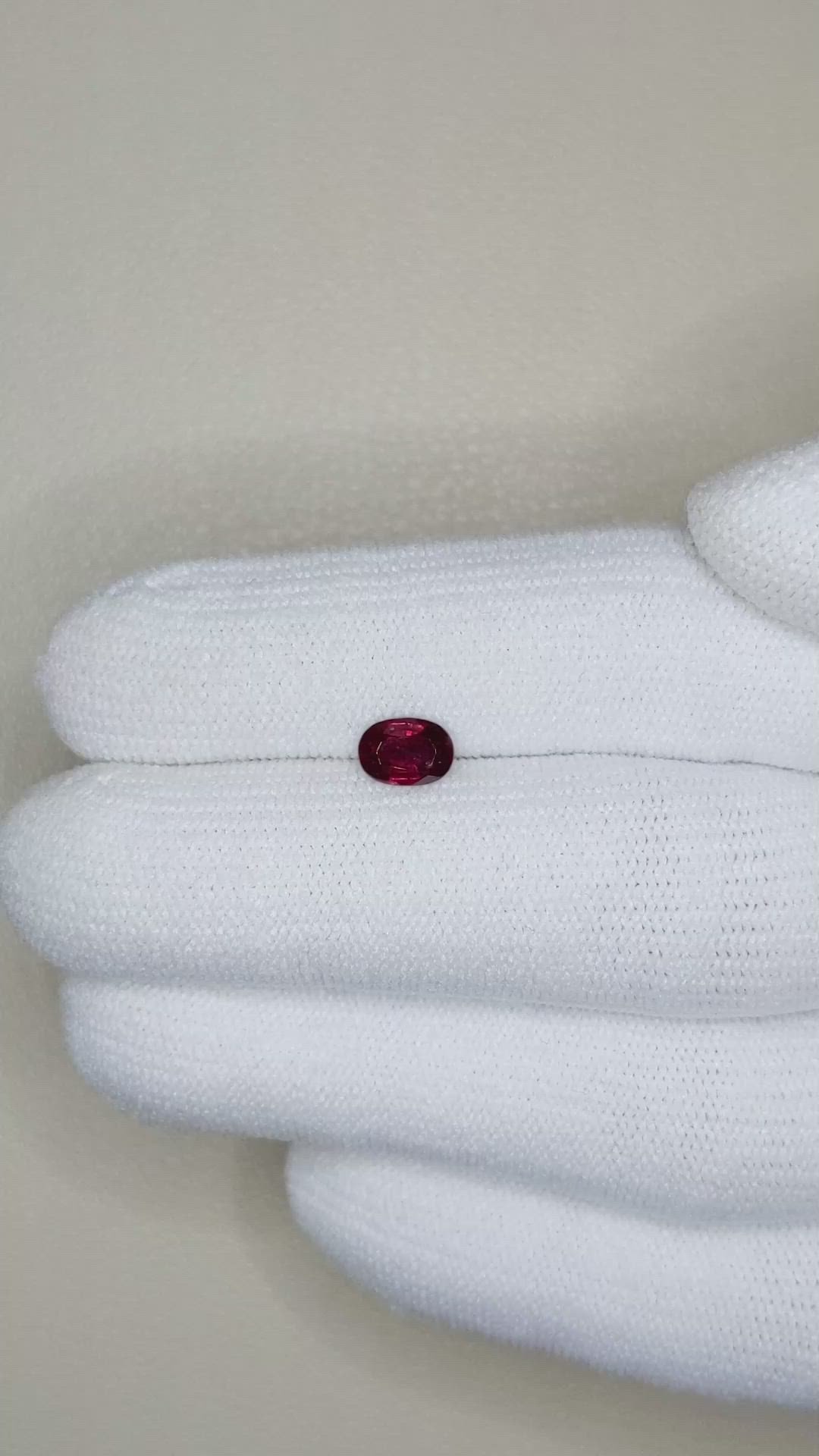 0.65 Ct. Ruby from Thailand Size Video