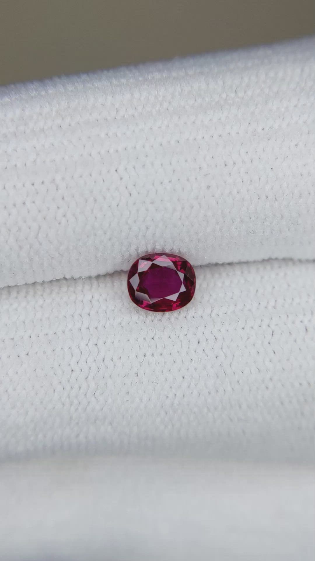 0.55 Ct. Ruby from Thailand Size Video