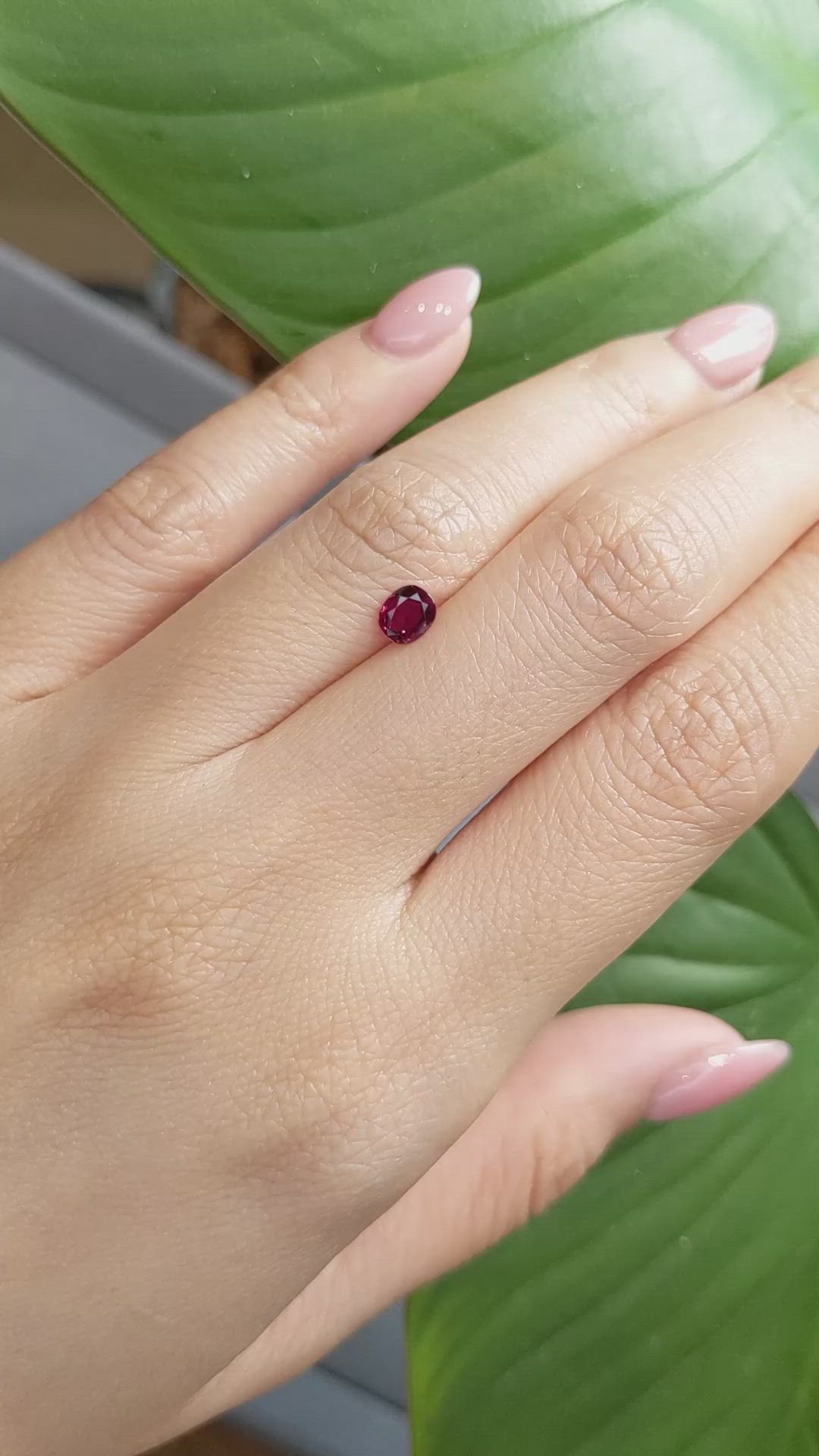 0.55 Ct. Ruby from Thailand Size Video