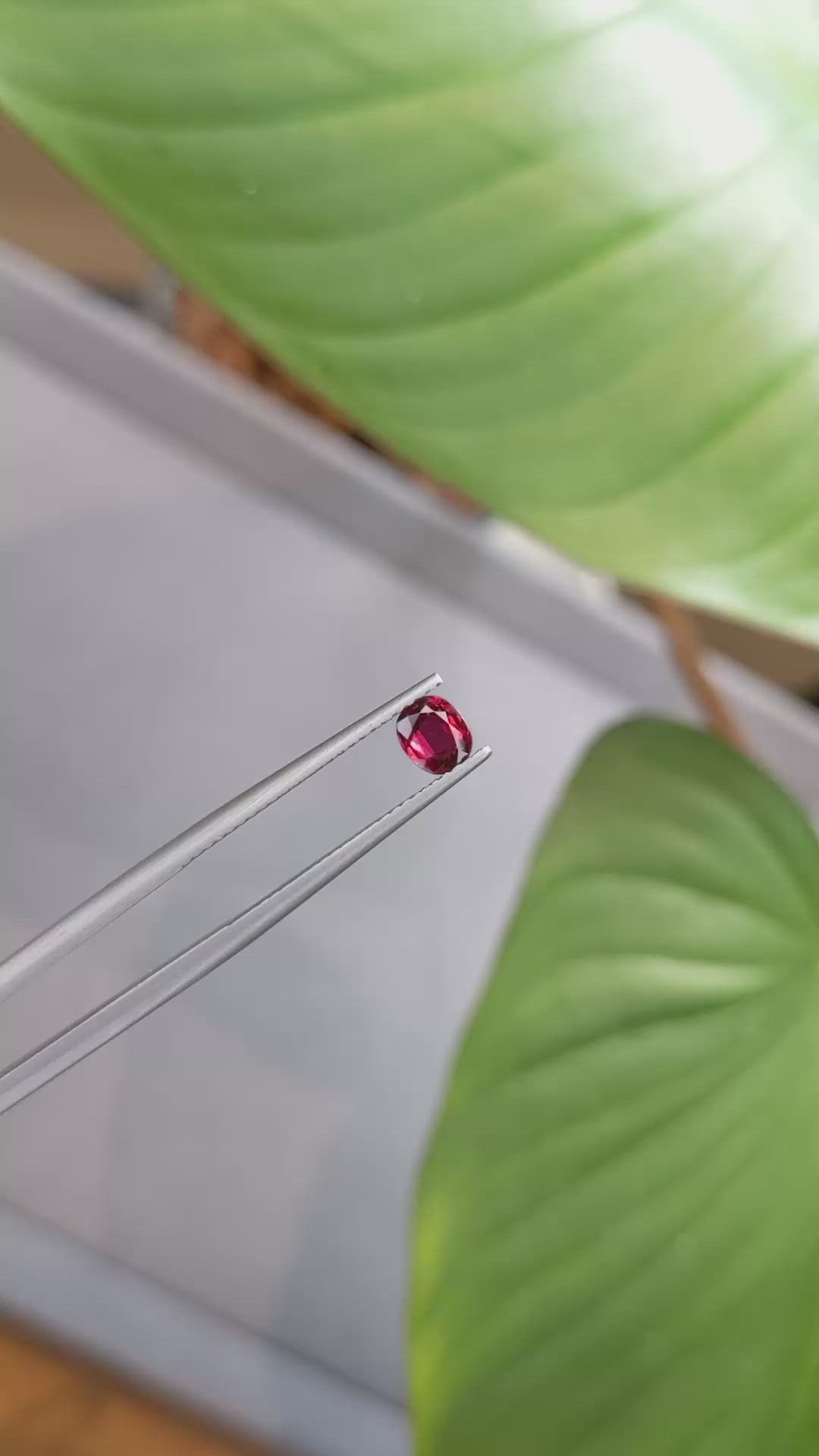 0.55 Ct. Ruby from Thailand Size Video