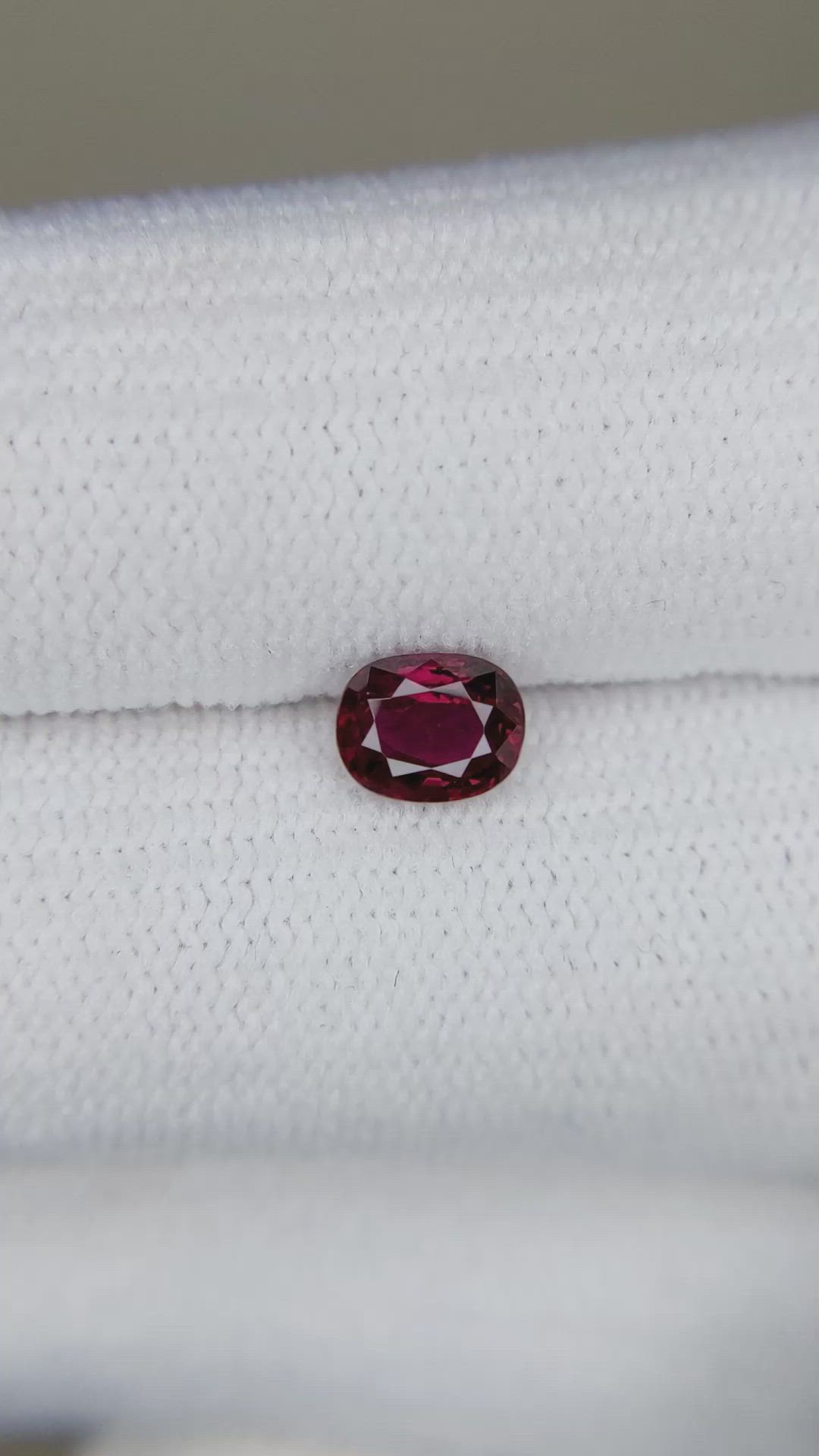 0.64 Ct. Ruby from Thailand Size Video