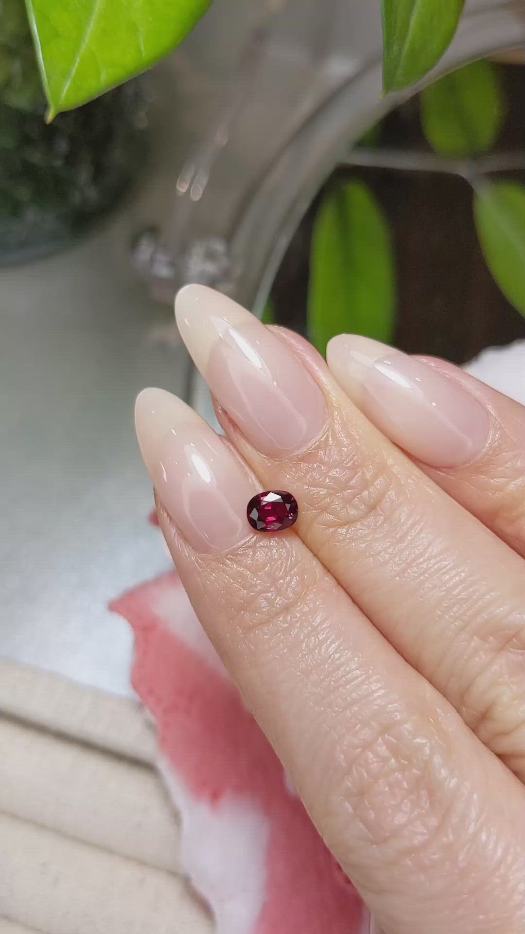 0.64 Ct. Ruby from Thailand Size Video