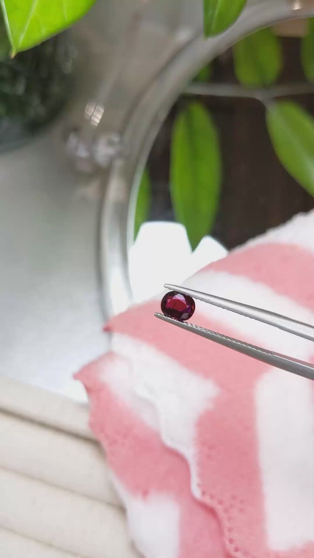 0.64 Ct. Ruby from Thailand Size Video