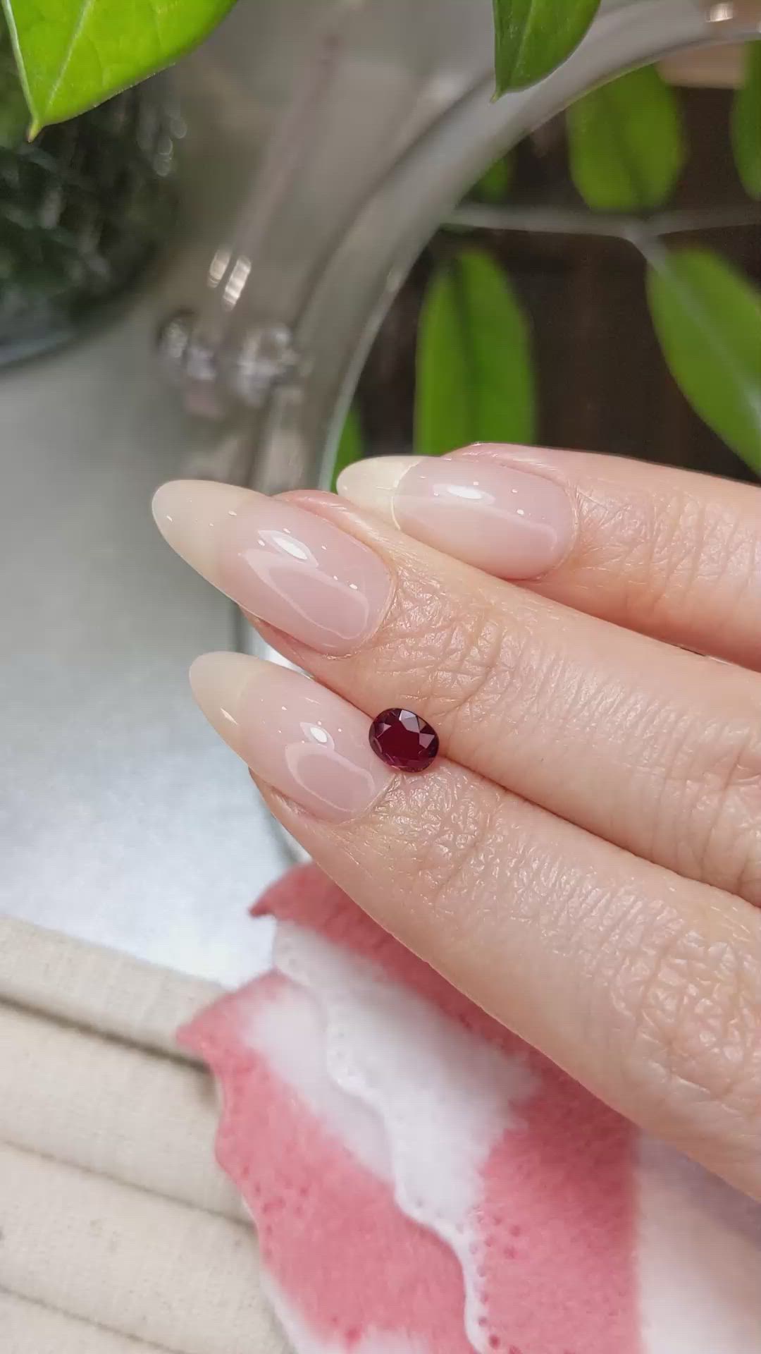 0.77 Ct. Ruby from Thailand Size Video