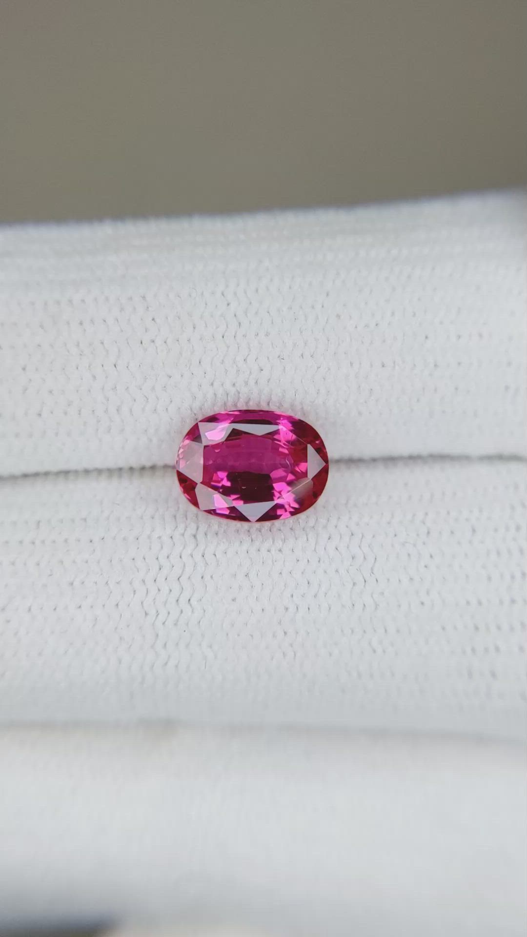 2.35 Ct. Ruby from Mozambique Size Video