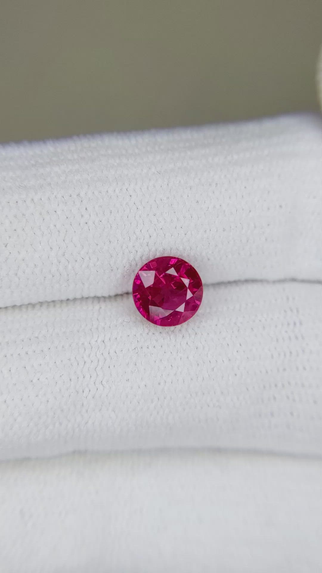 1.50 Ct. Ruby from Mozambique Size Video