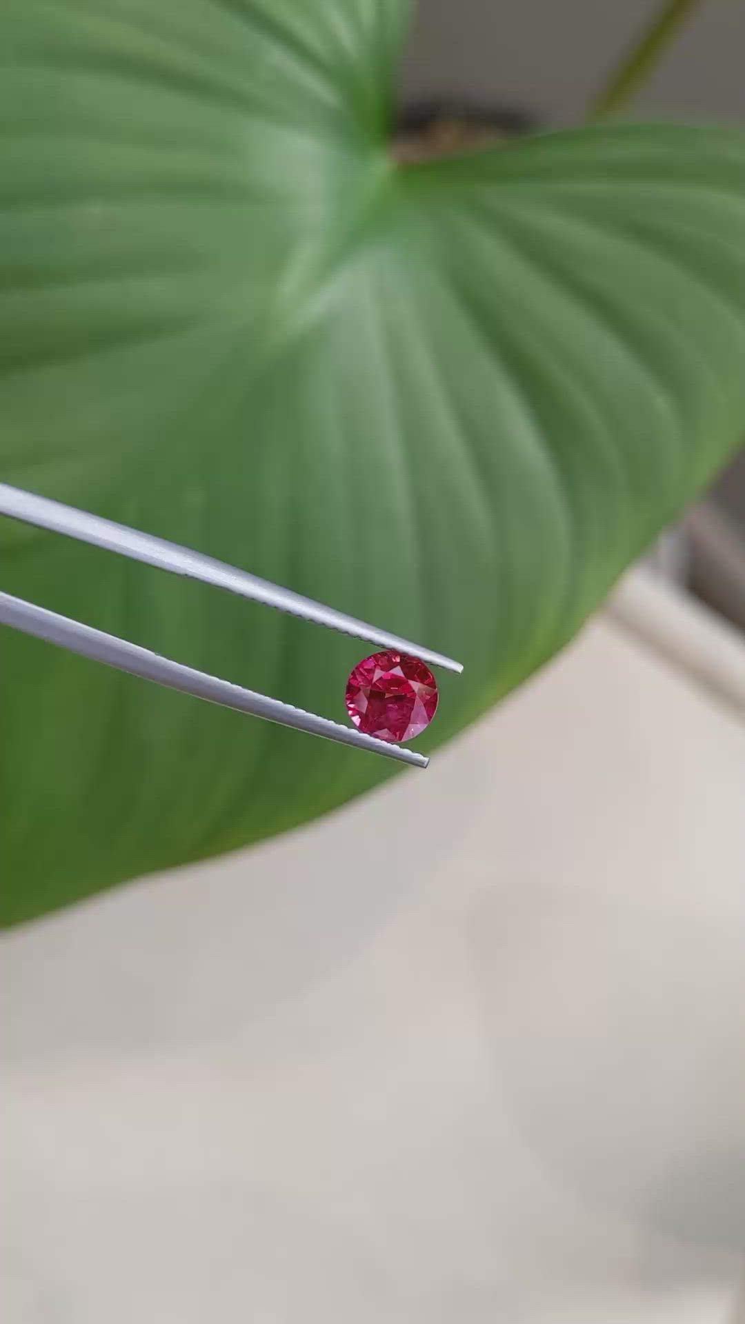 1.50 Ct. Ruby from Mozambique Size Video