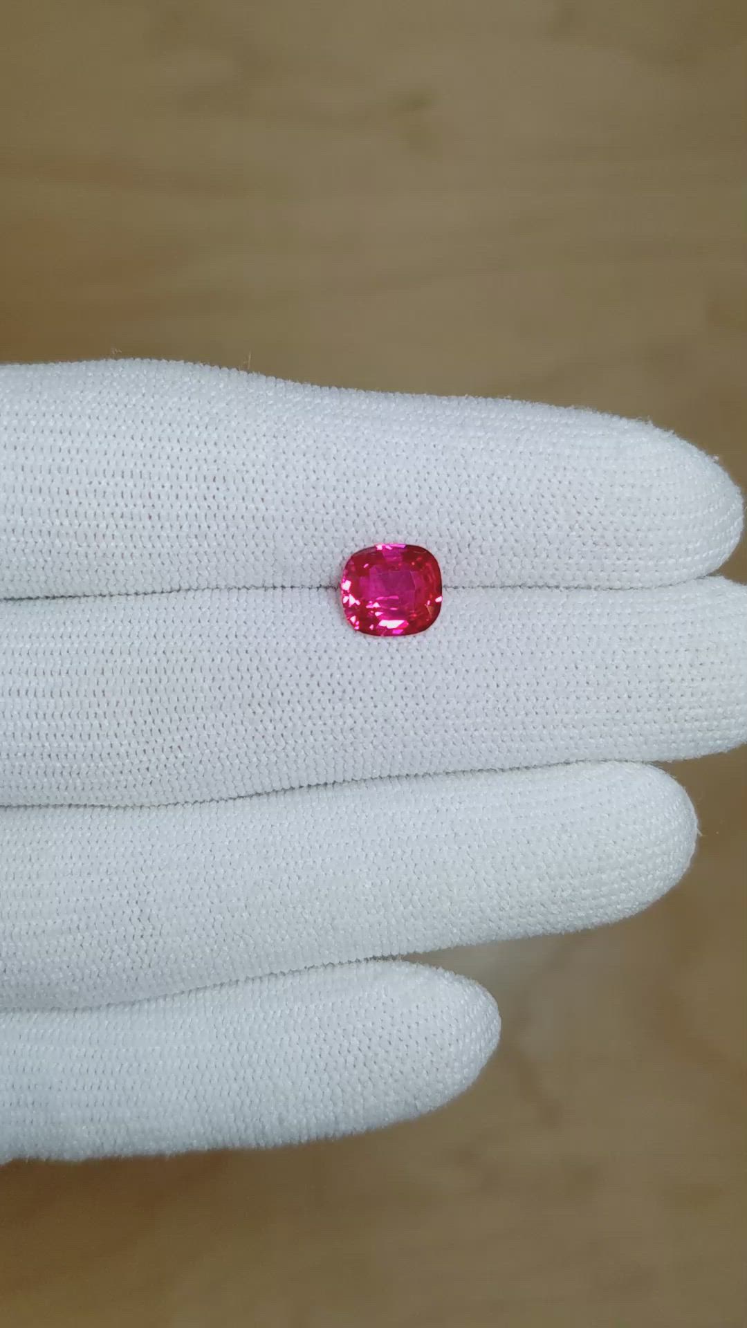 2.01 Ct. Ruby from Mozambique Size Video
