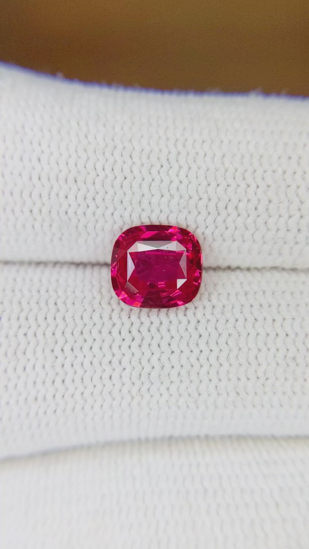 2.01 Ct. Ruby from Mozambique Size Video