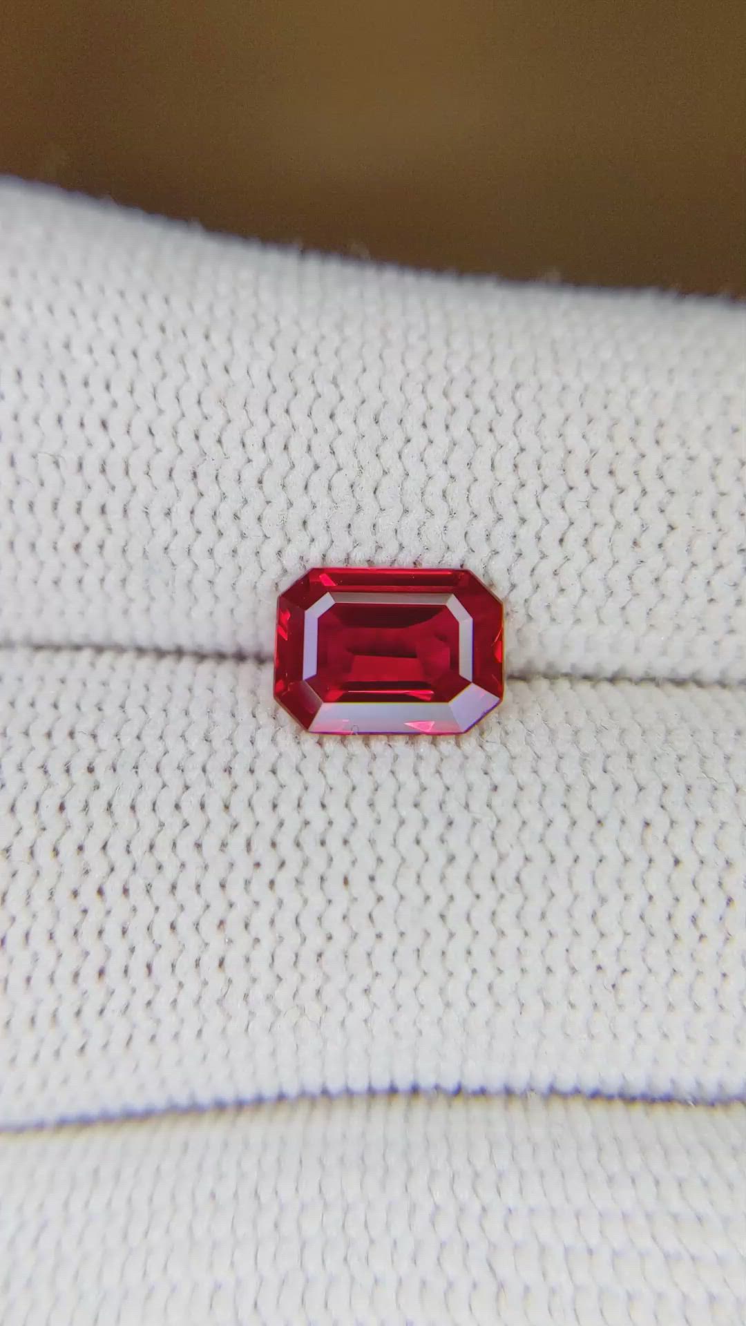 1.53 Ct. Ruby from Mozambique Size Video