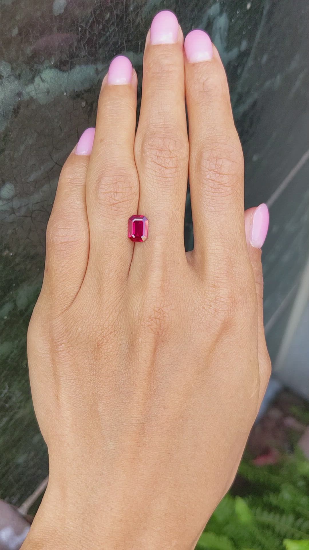 1.53 Ct. Ruby from Mozambique Size Video