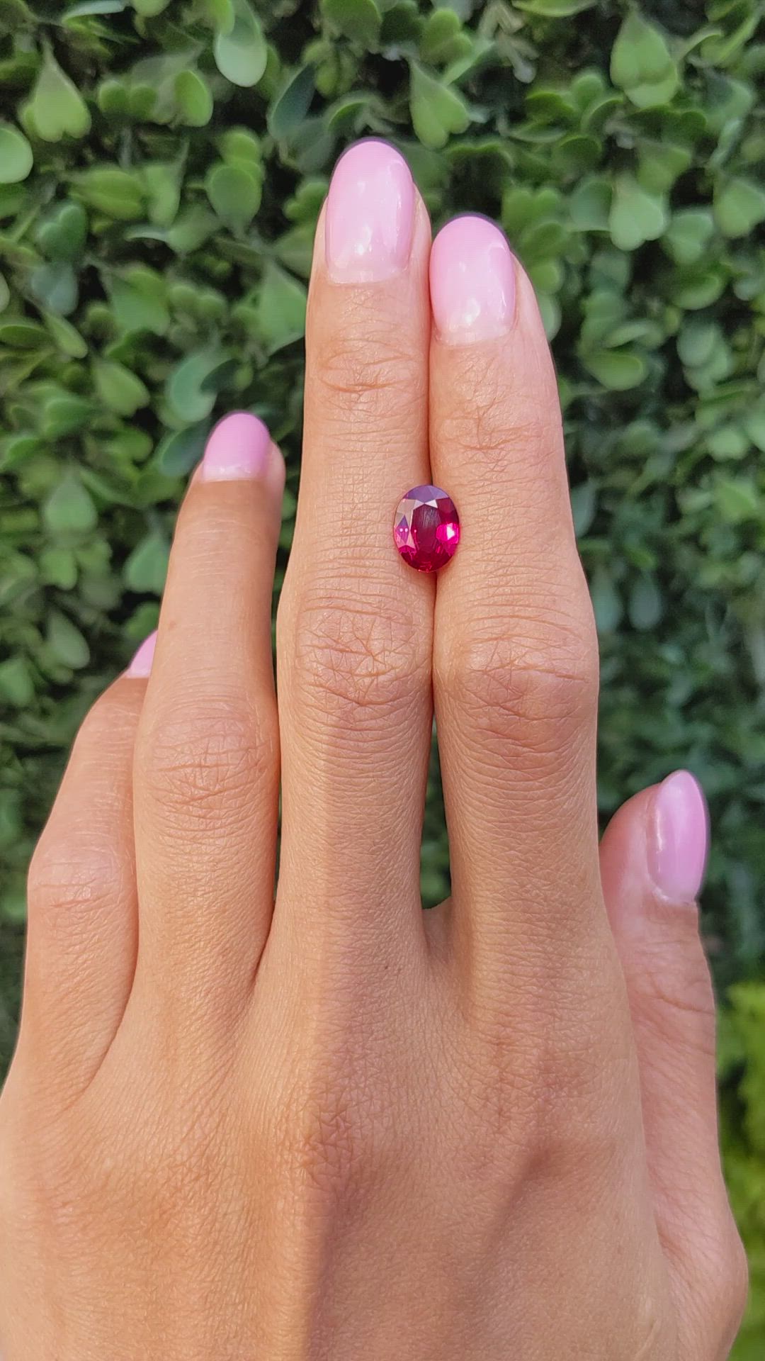 1.64 Ct. Ruby from Mozambique Size Video