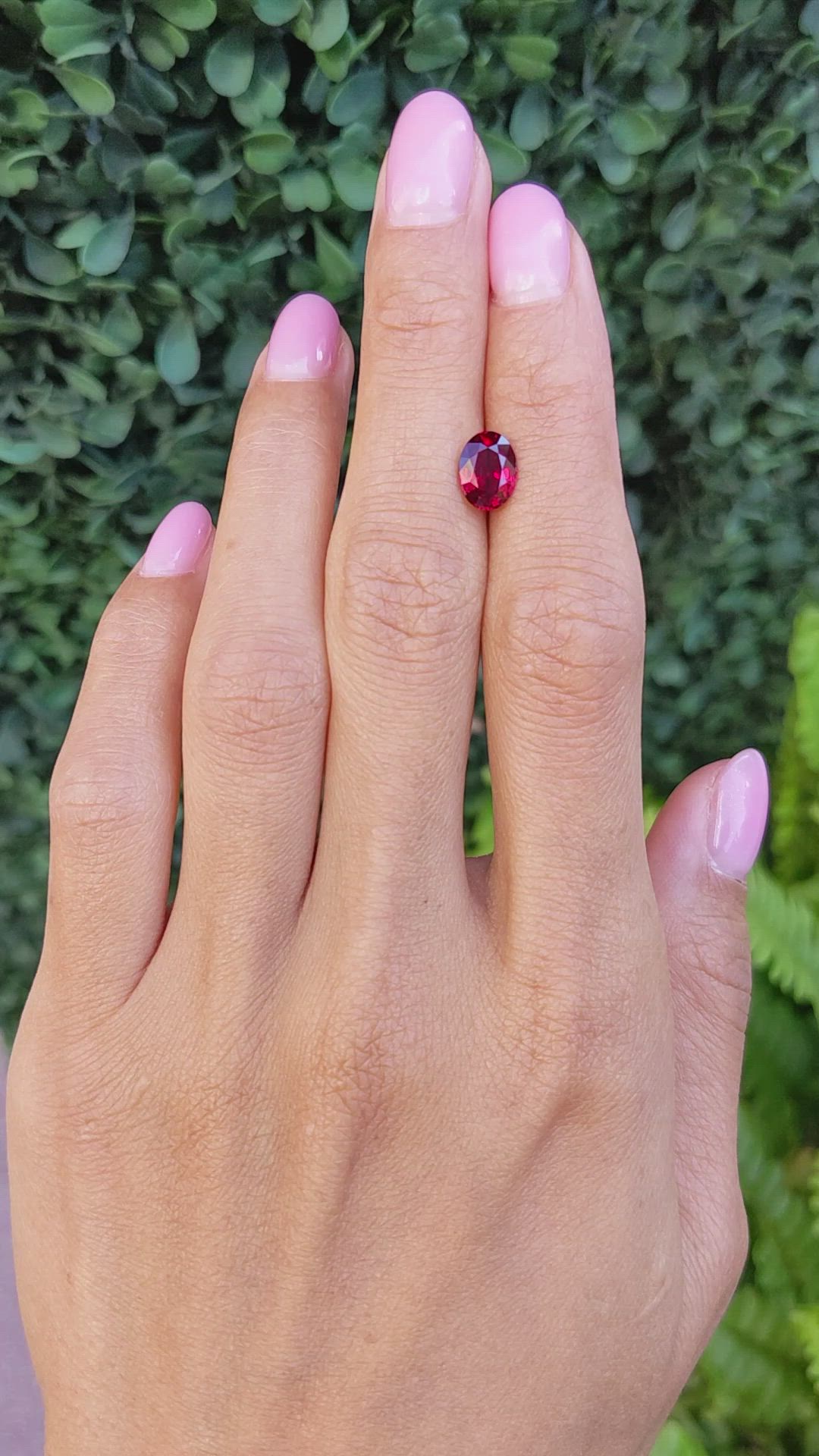 1.67 Ct. Ruby from Mozambique Size Video