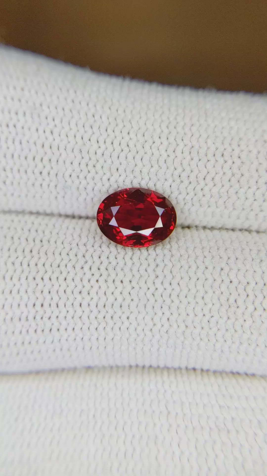 1.67 Ct. Ruby from Mozambique Size Video