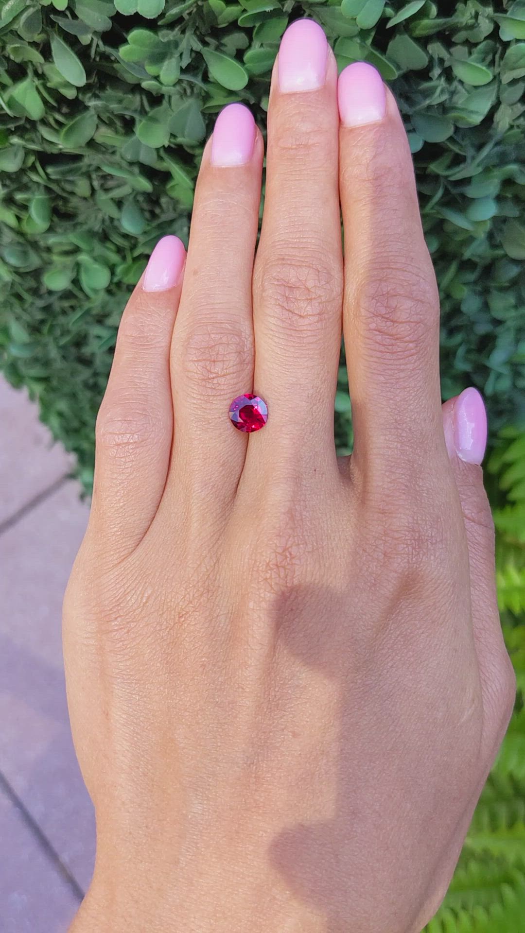 1.22 Ct. Ruby from Mozambique Size Video