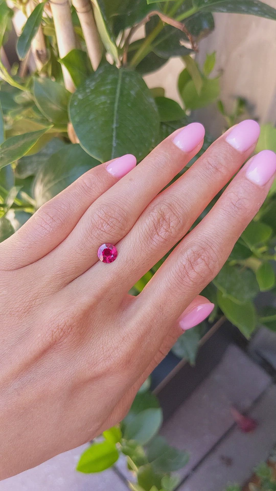 1.22 Ct. Ruby from Mozambique Size Video