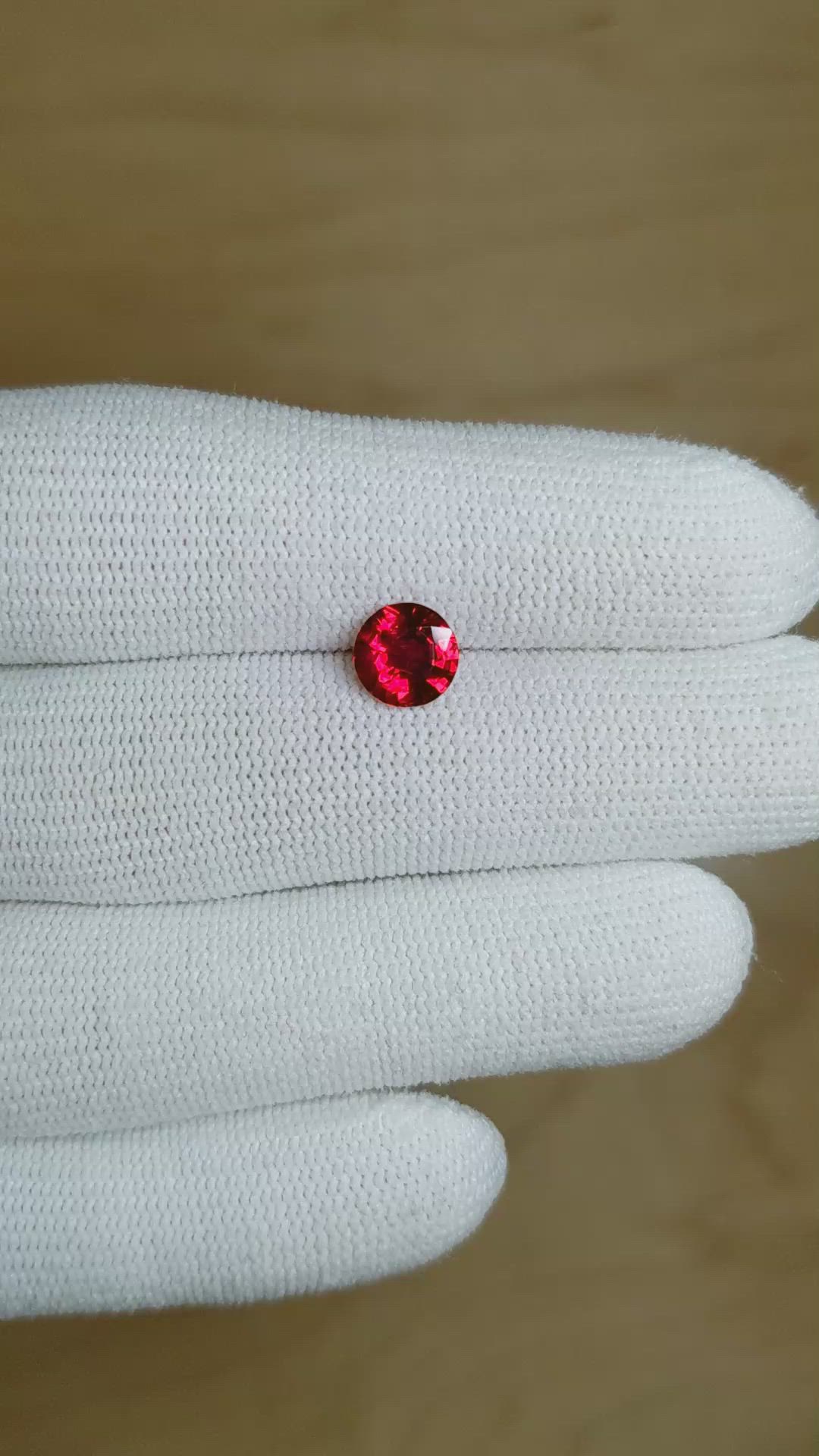 1.22 Ct. Ruby from Mozambique Size Video