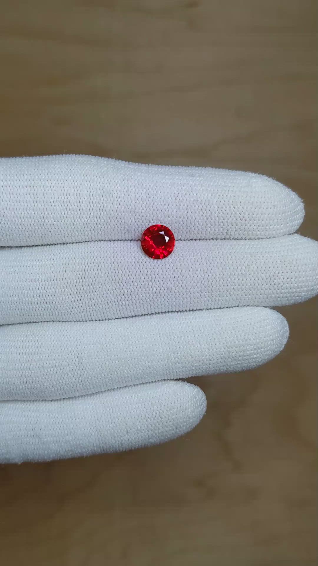 1.31 Ct. Ruby from Mozambique Size Video