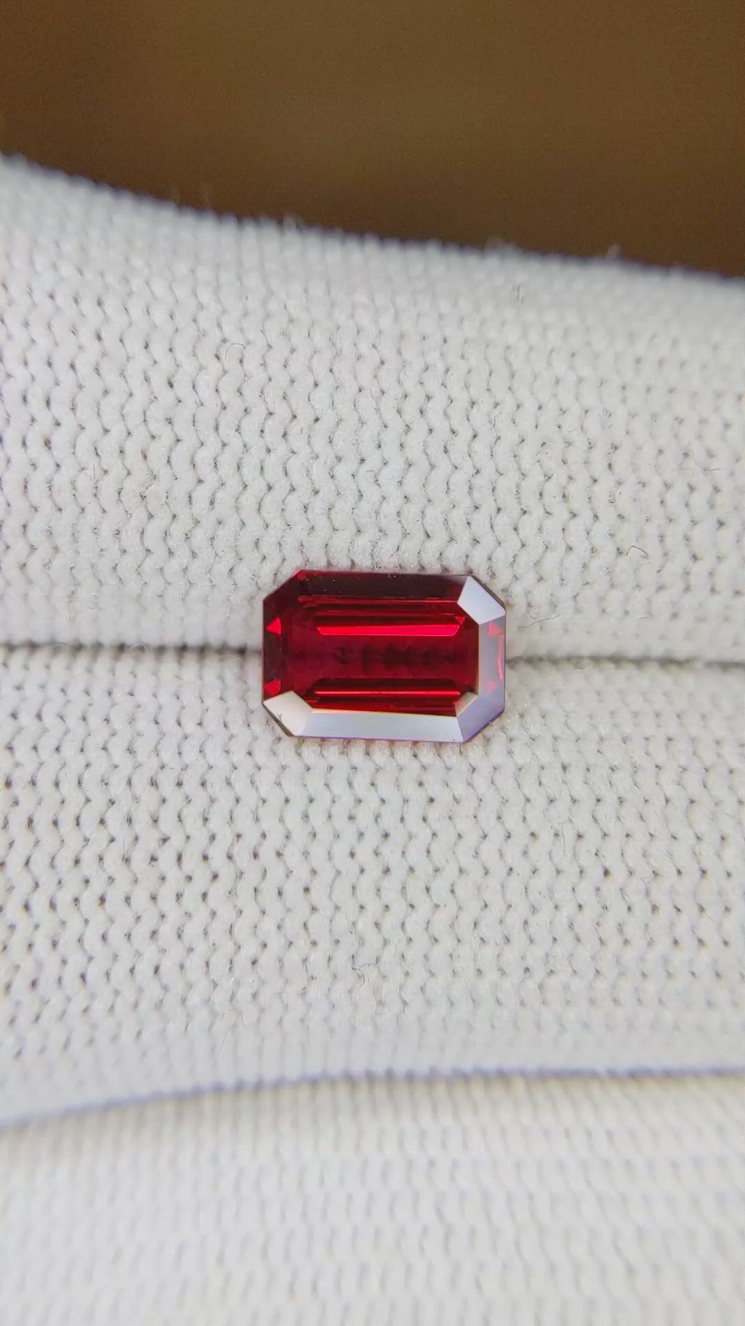 1.42 Ct. Ruby from Mozambique Size Video