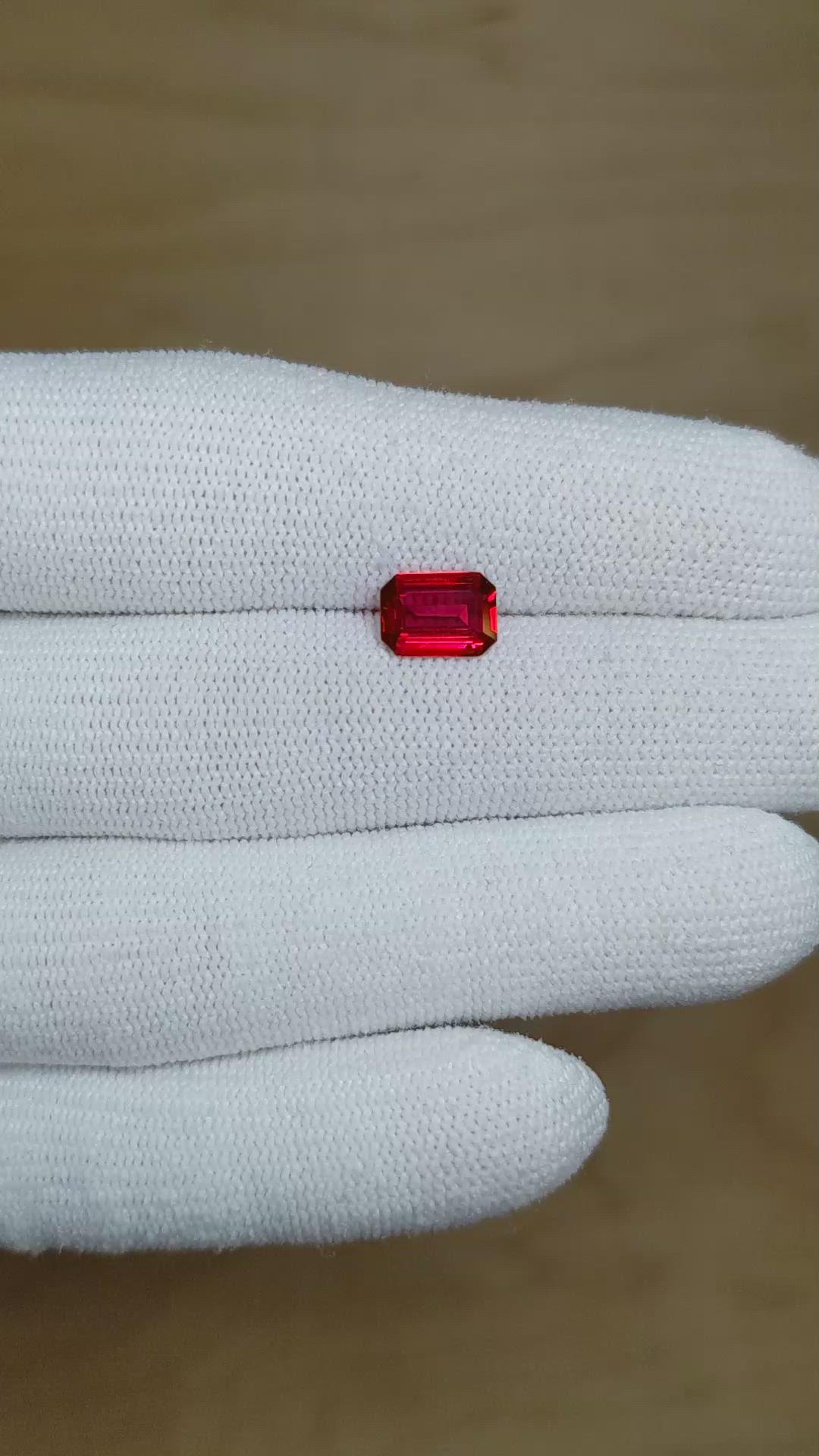 1.50 Ct. Ruby from Mozambique Size Video