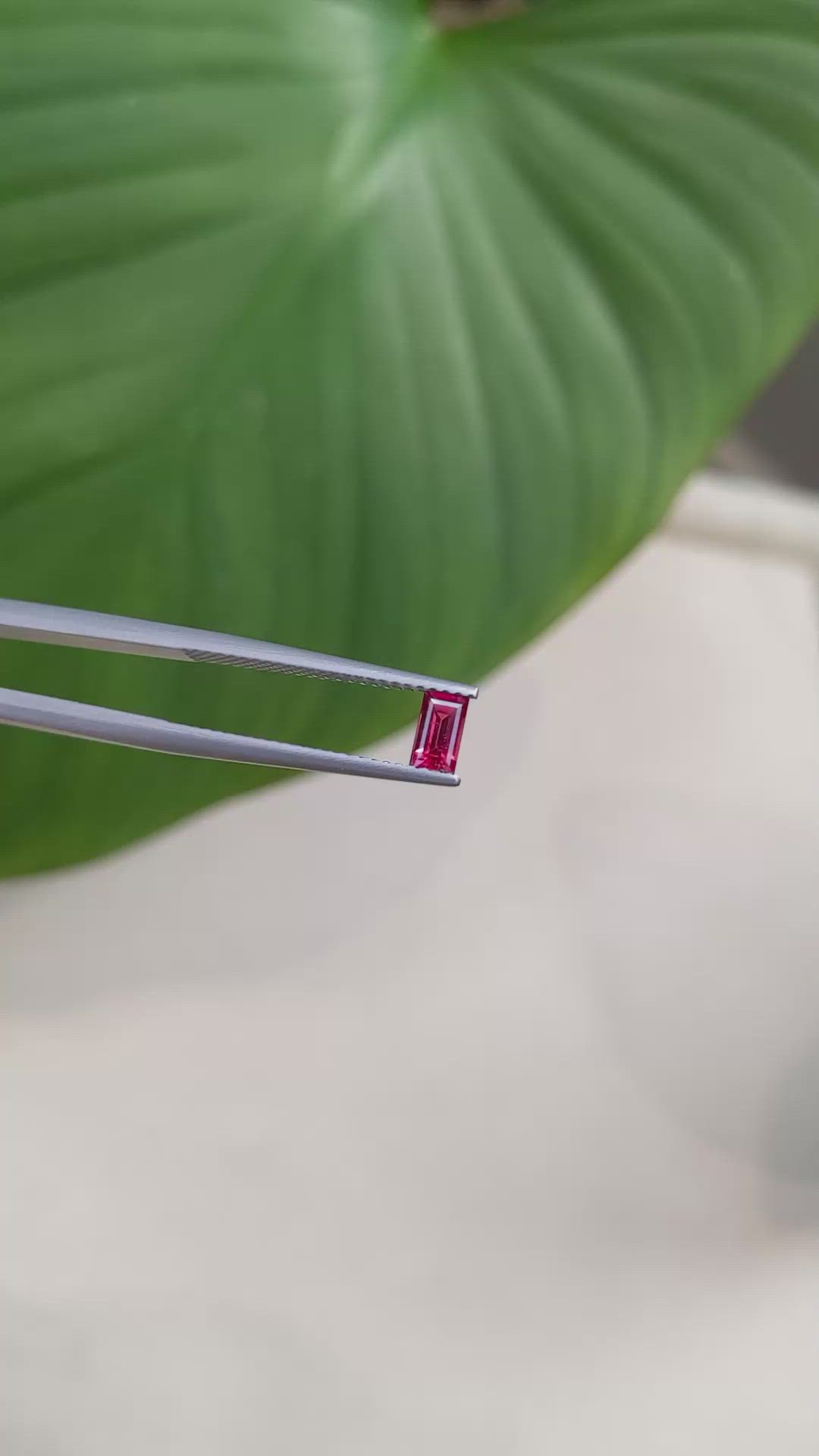 0.47 Ct. Ruby from Mozambique Size Video