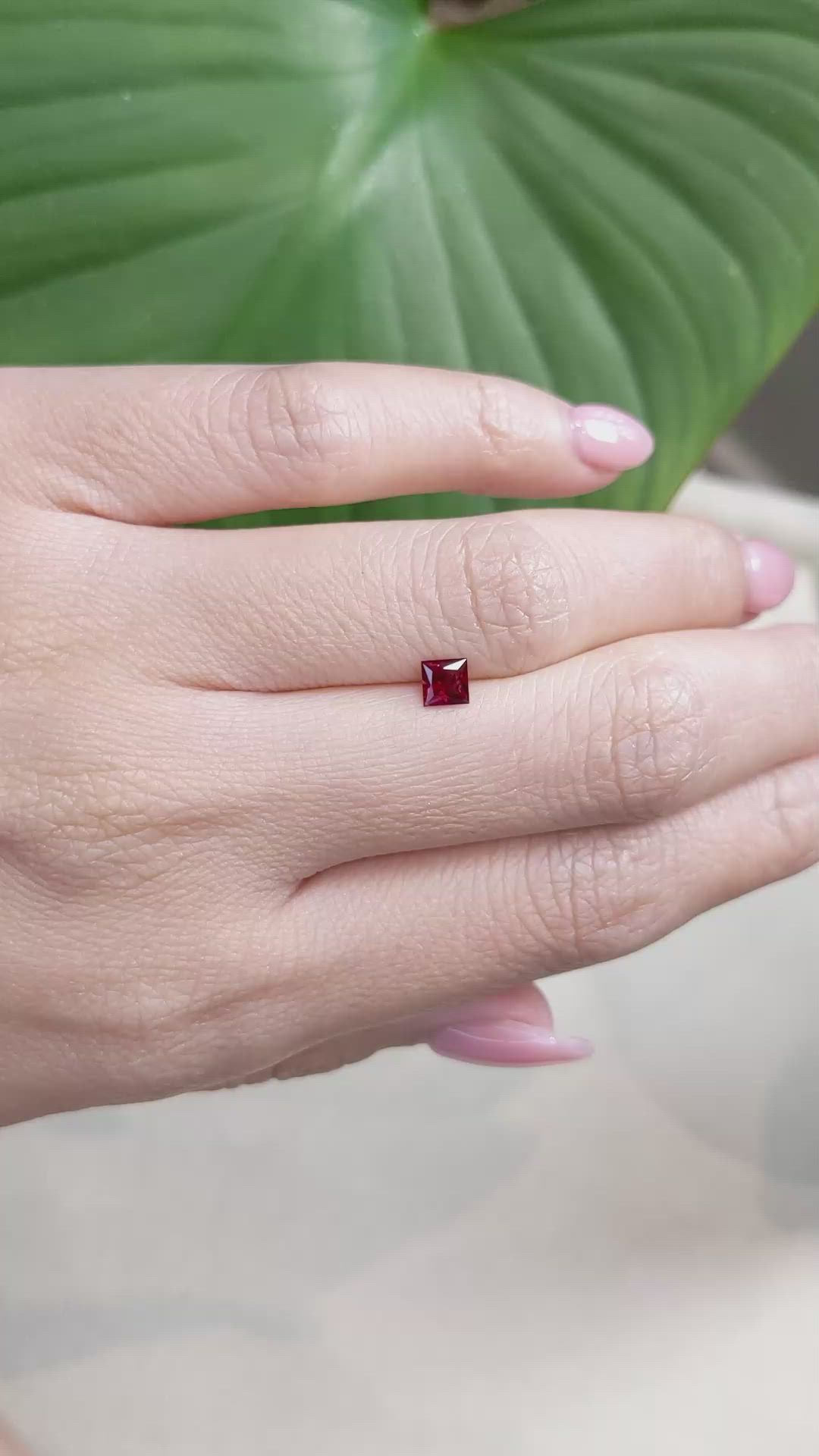 0.40 Ct. Ruby from Mozambique Size Video