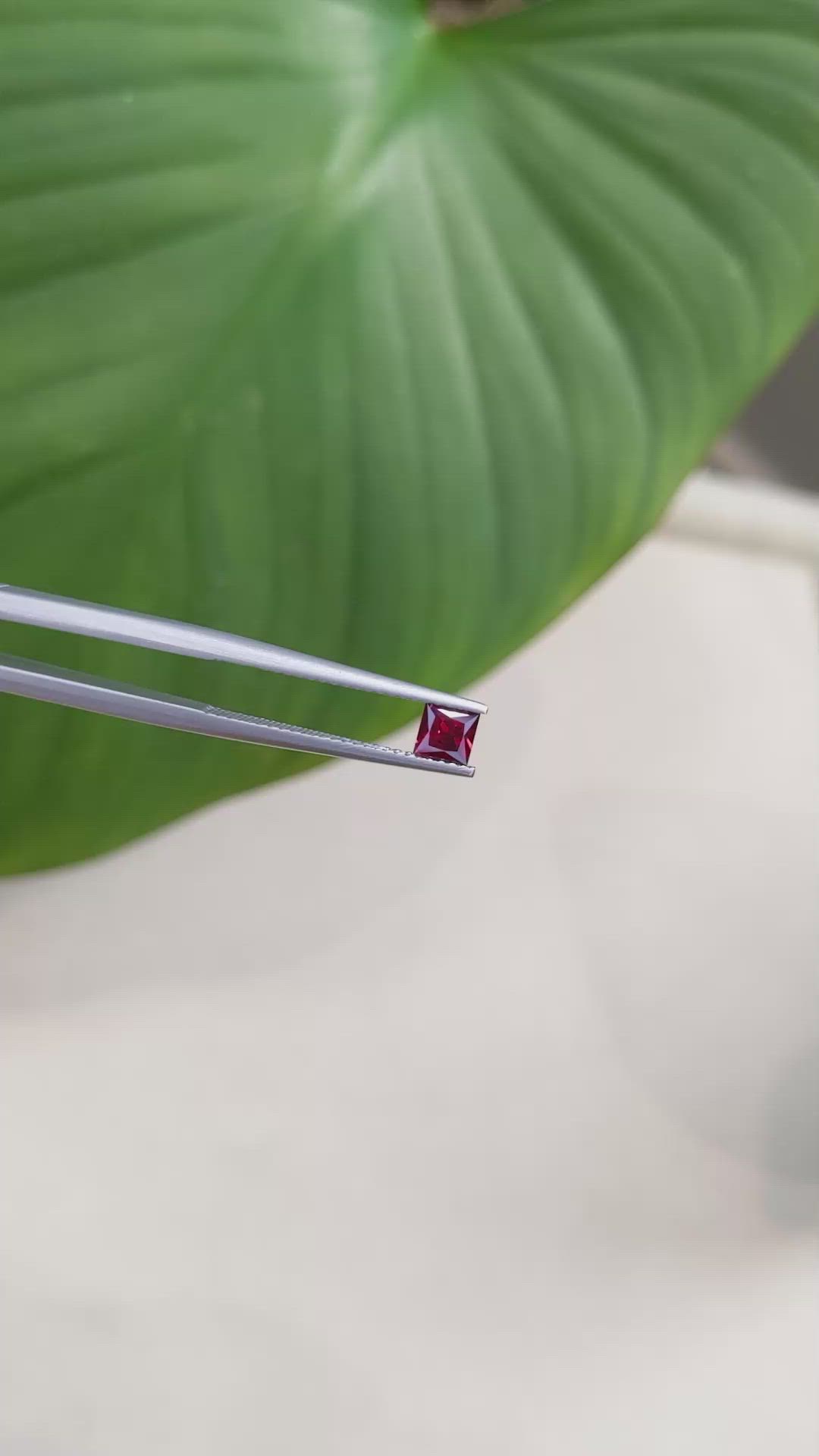 0.40 Ct. Ruby from Mozambique Size Video