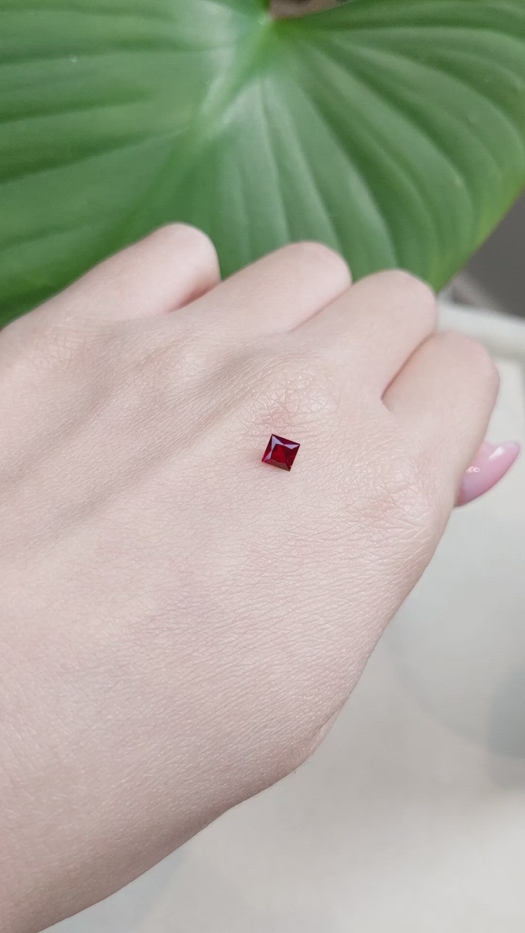 0.40 Ct. Ruby from Mozambique Size Video
