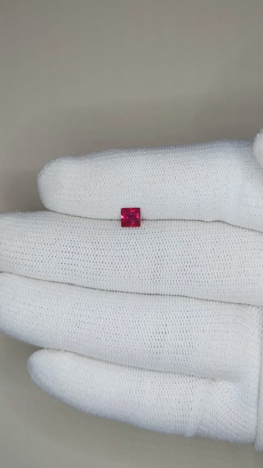 0.41 Ct. Ruby from Mozambique Size Video
